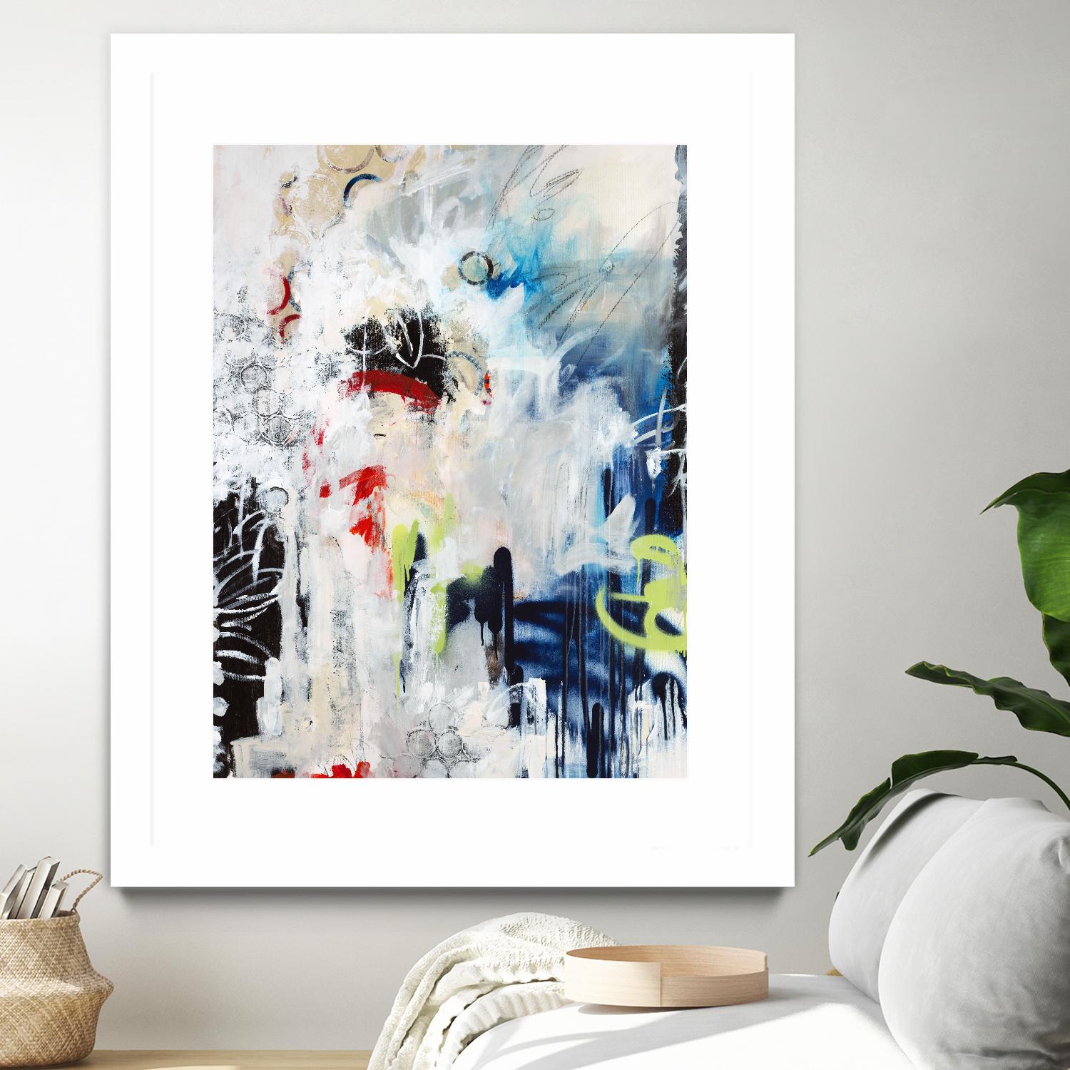 Painted Vase by Daleno Art on GIANT ART - red abstract abstract