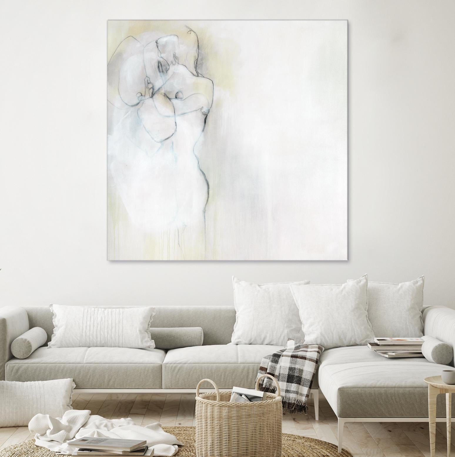 Together in Peace by Daleno Art on GIANT ART - white abstract abstrait