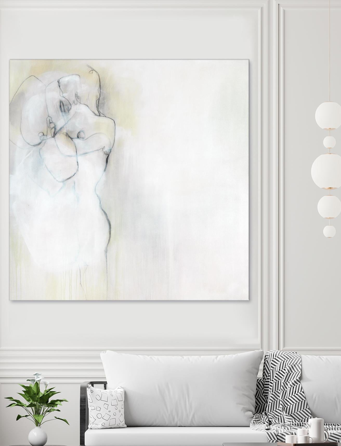Together in Peace by Daleno Art on GIANT ART - white abstract abstrait