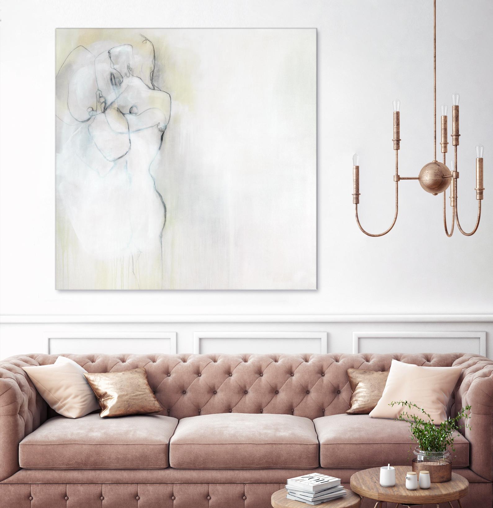 Together in Peace by Daleno Art on GIANT ART - white abstract abstrait