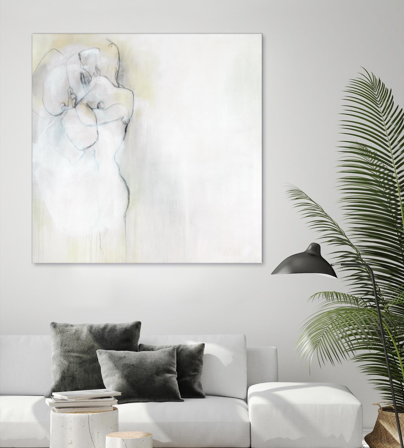 Together in Peace by Daleno Art on GIANT ART - white abstract abstrait