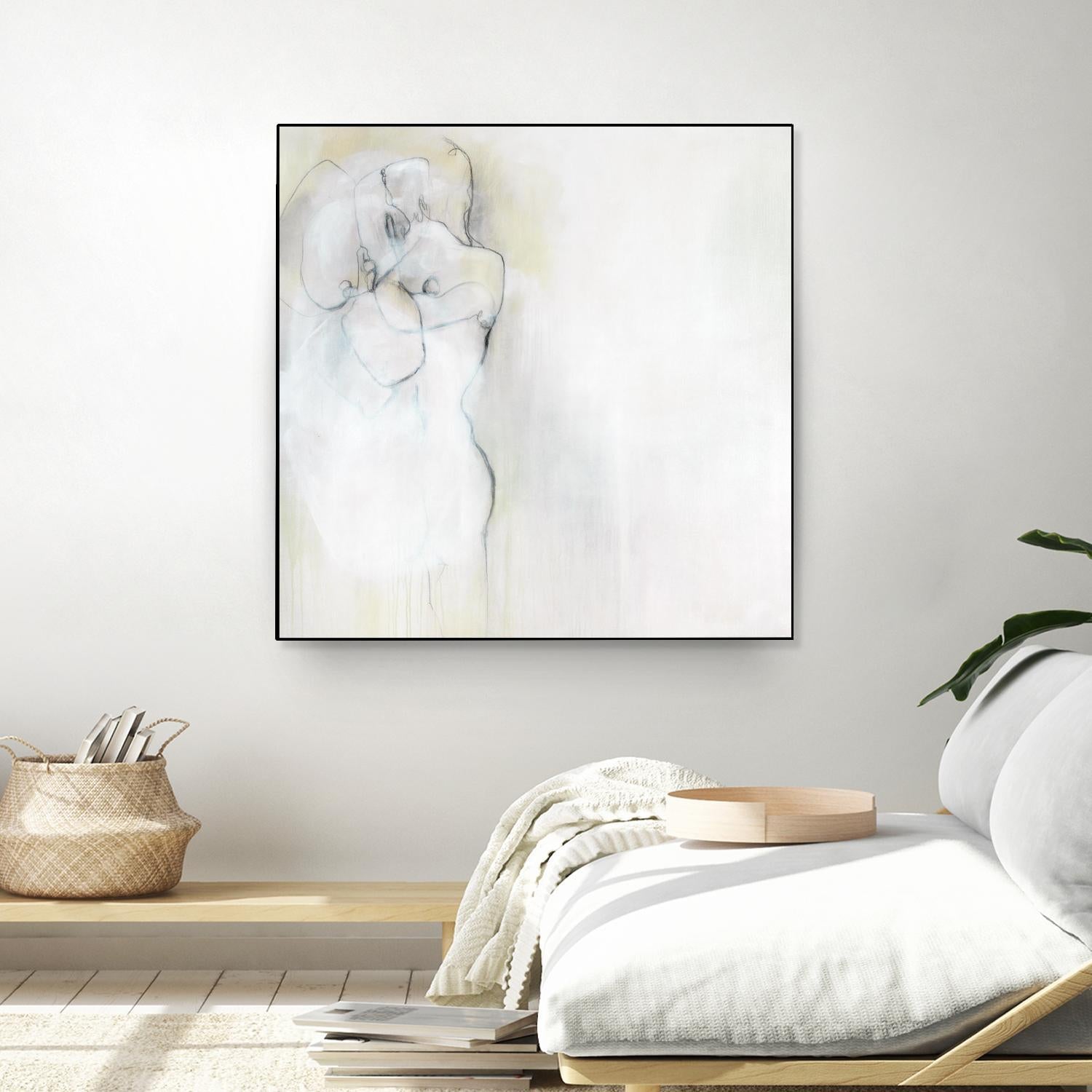 Together in Peace by Daleno Art on GIANT ART - white abstract abstrait