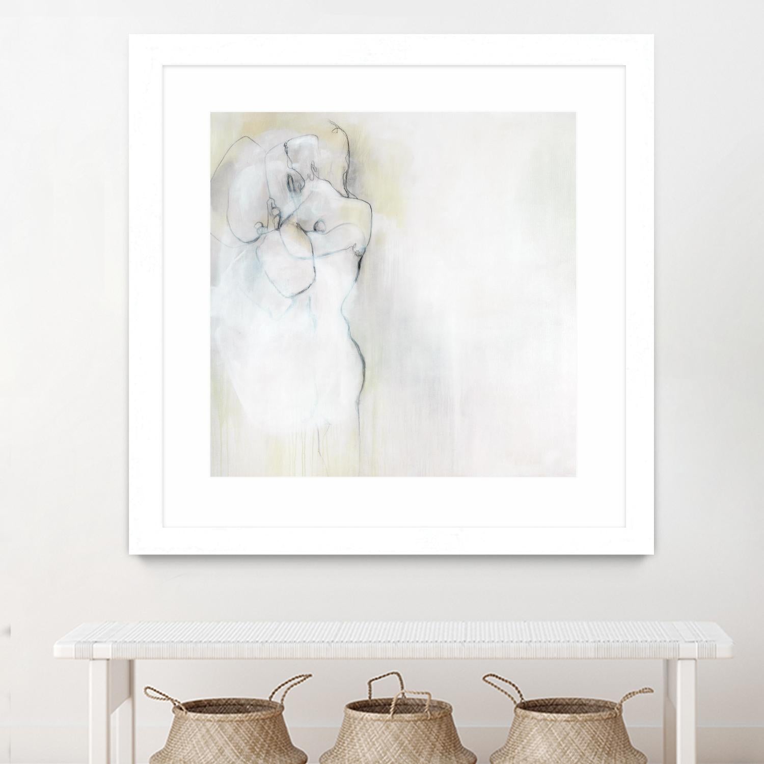 Together in Peace by Daleno Art on GIANT ART - white abstract abstrait