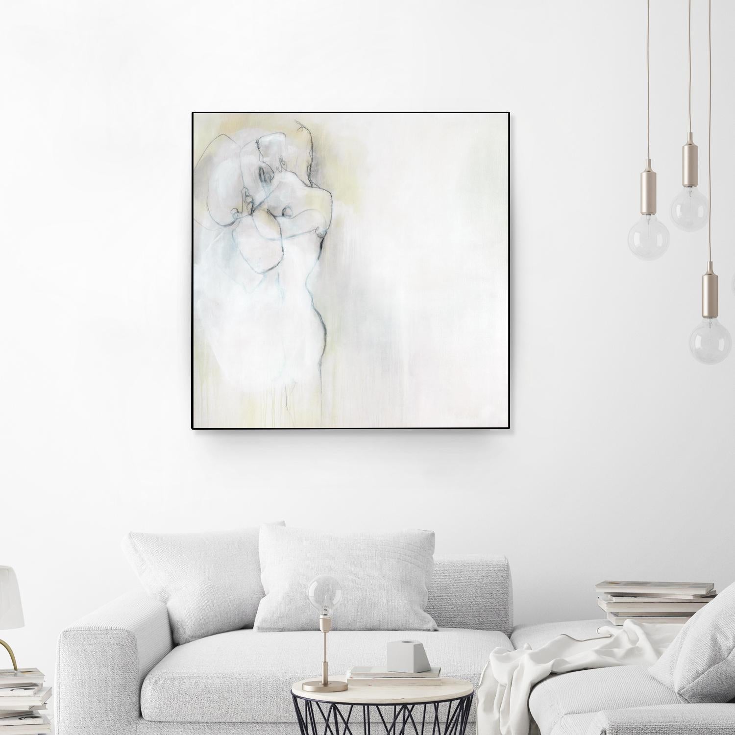 Together in Peace by Daleno Art on GIANT ART - white abstract abstrait