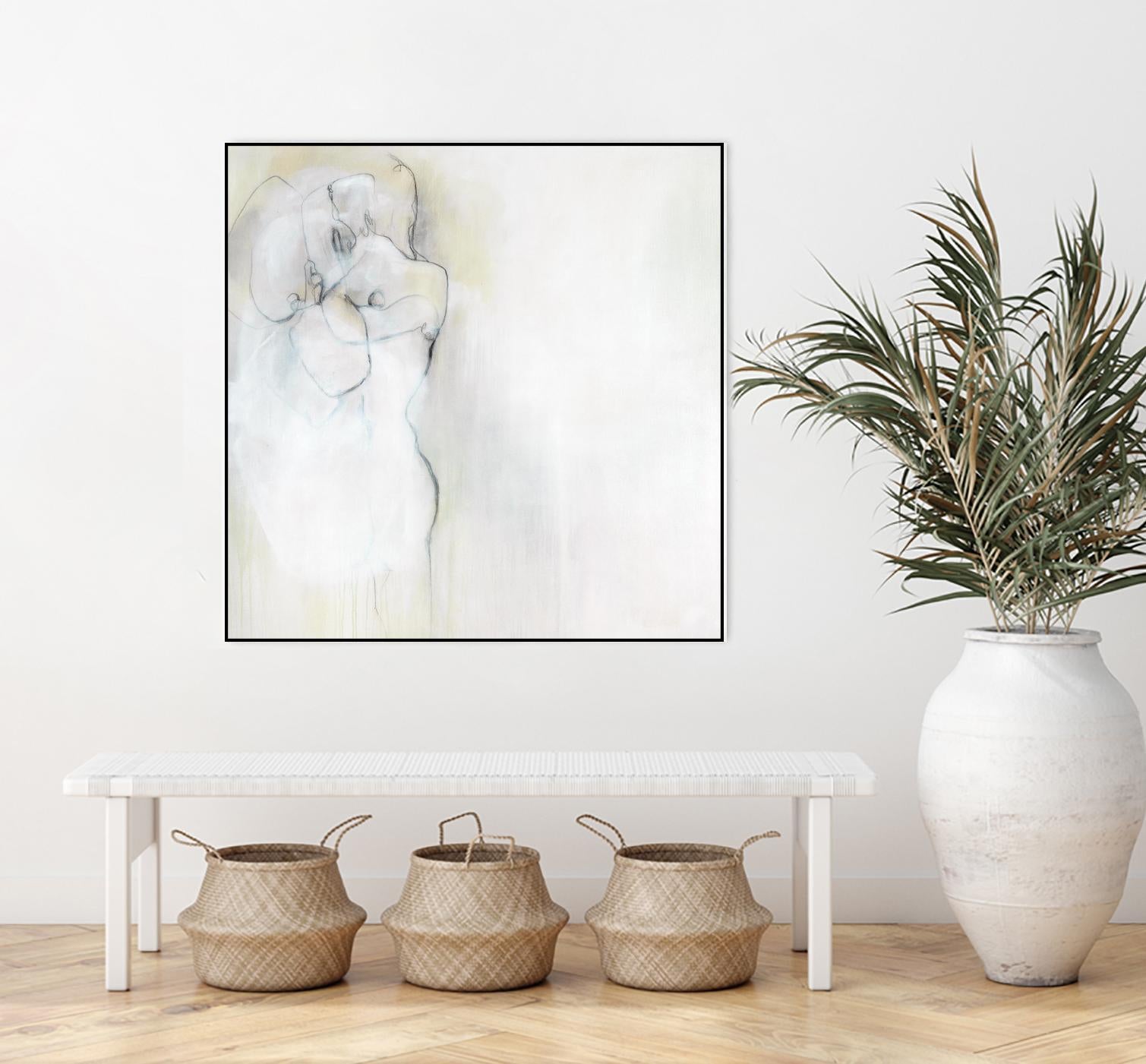 Together in Peace by Daleno Art on GIANT ART - white abstract abstrait