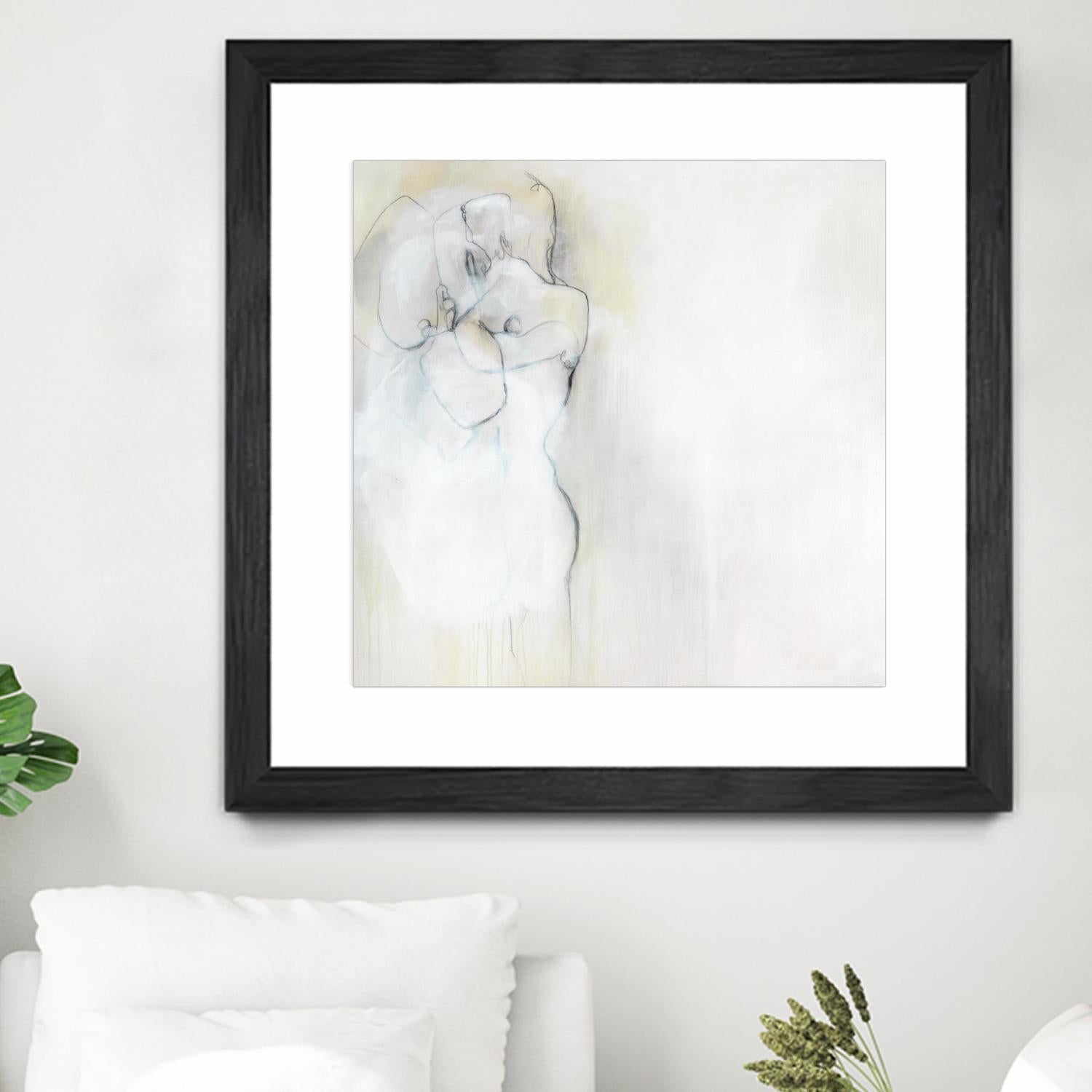 Together in Peace by Daleno Art on GIANT ART - white abstract abstrait