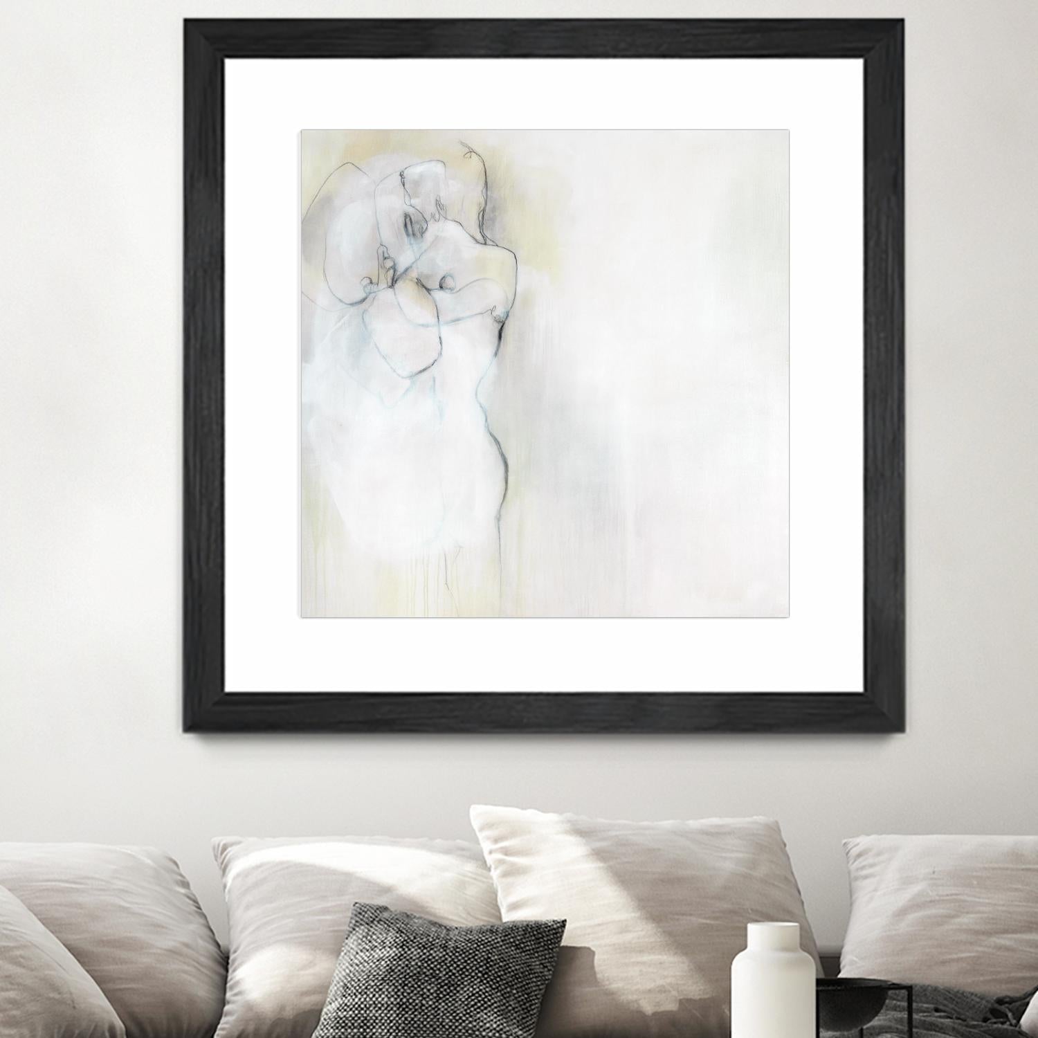 Together in Peace by Daleno Art on GIANT ART - white abstract abstrait