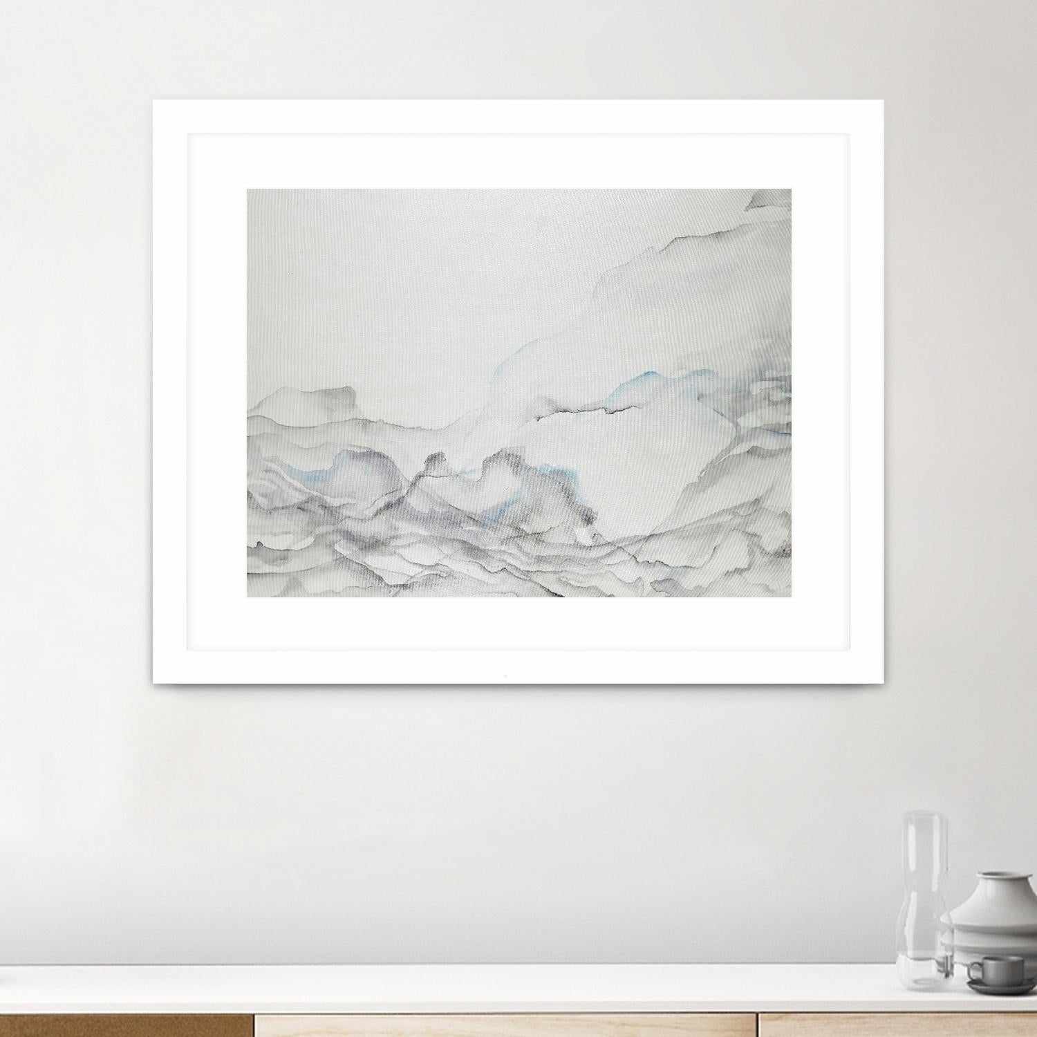 Gentle Maturity by Daleno Art on GIANT ART - white abstract abstrait