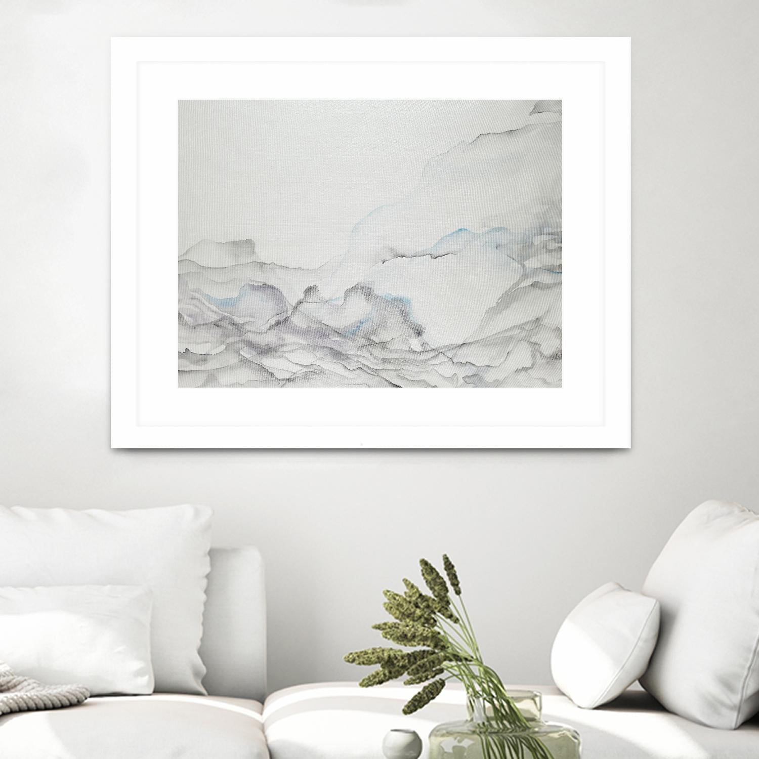 Gentle Maturity by Daleno Art on GIANT ART - white abstract abstrait