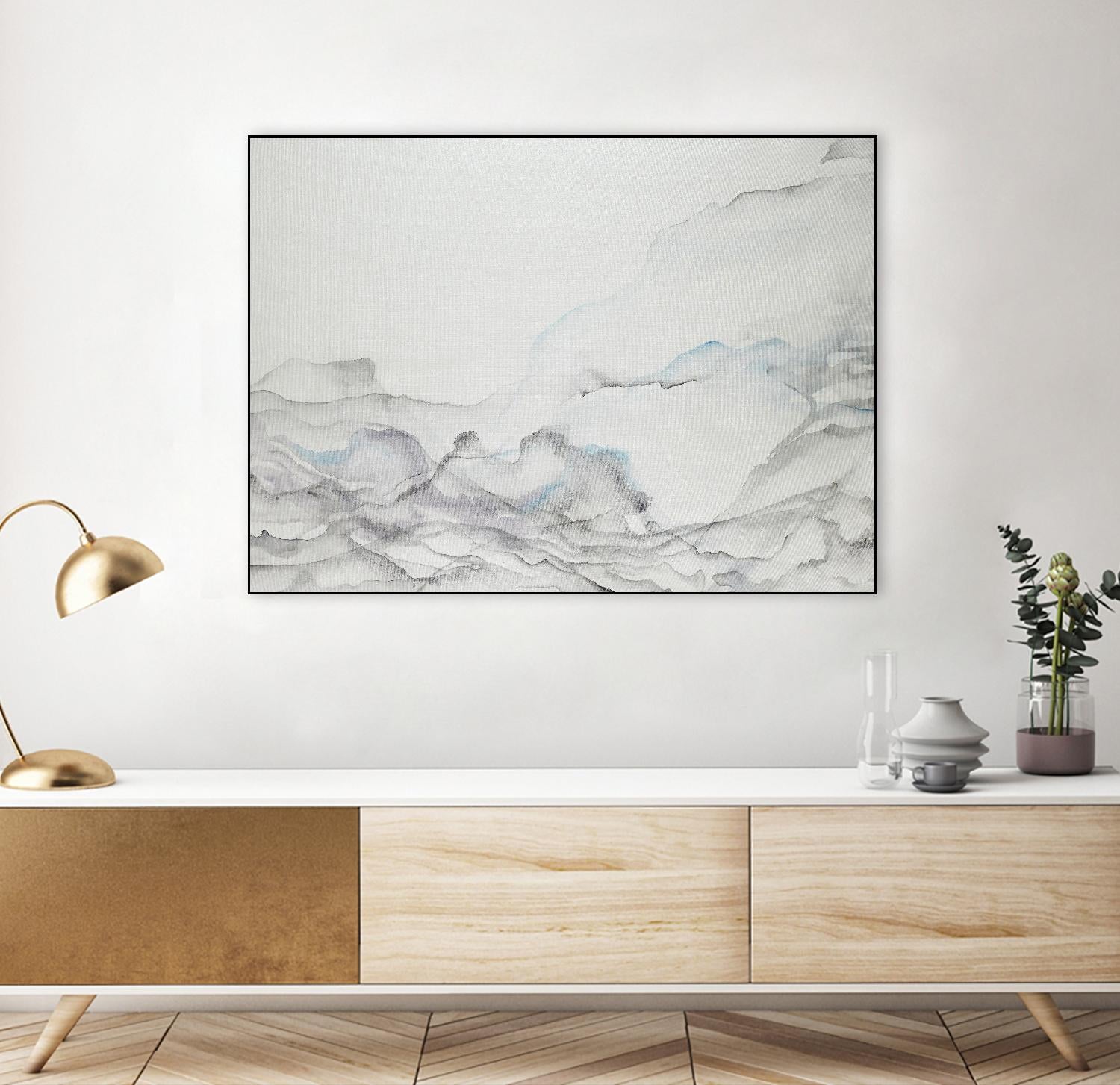 Gentle Maturity by Daleno Art on GIANT ART - white abstract abstrait