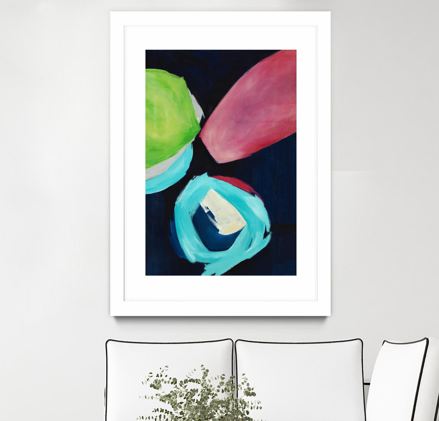 Interjecting II by Daleno Art on GIANT ART - pink abstract