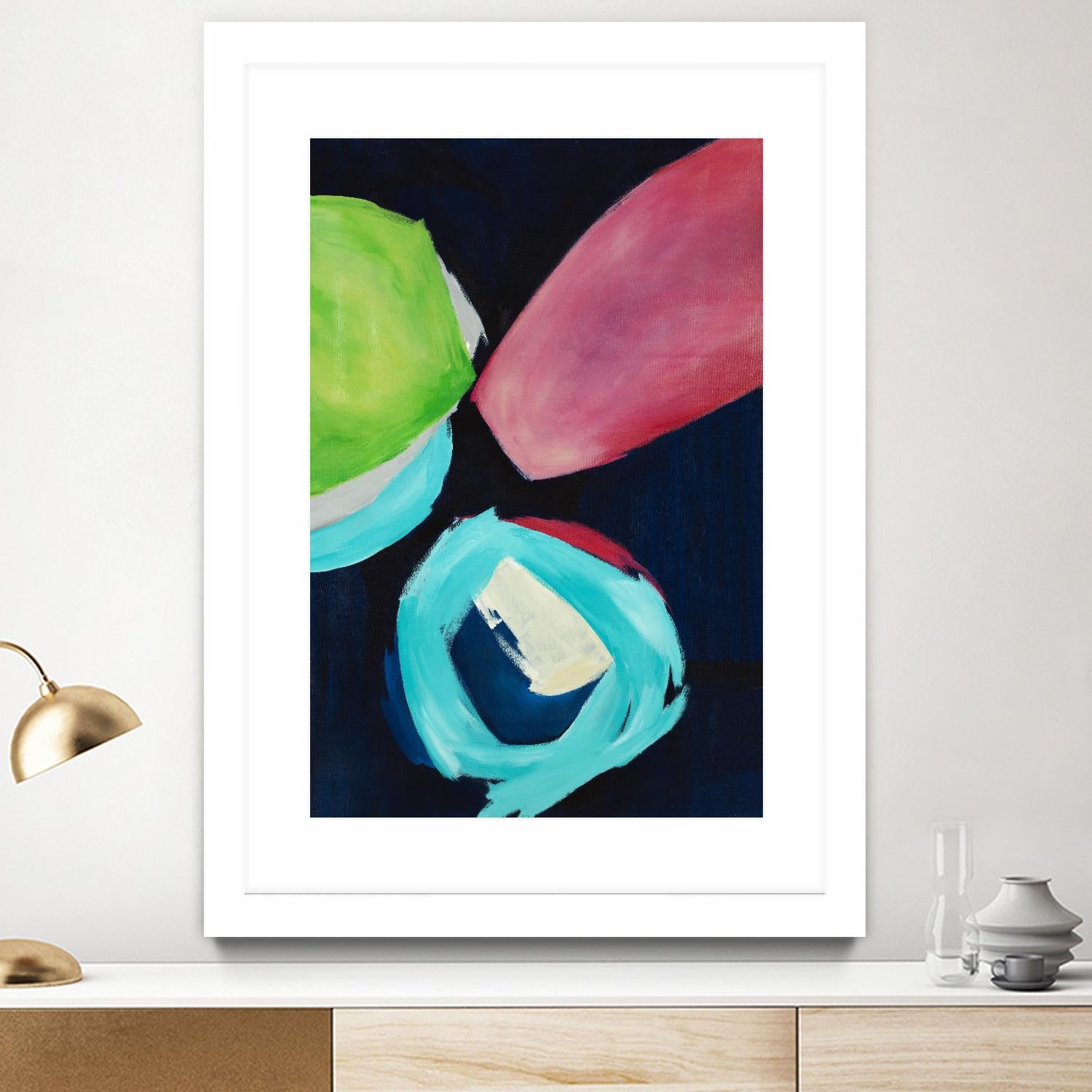 Interjecting II by Daleno Art on GIANT ART - pink abstract