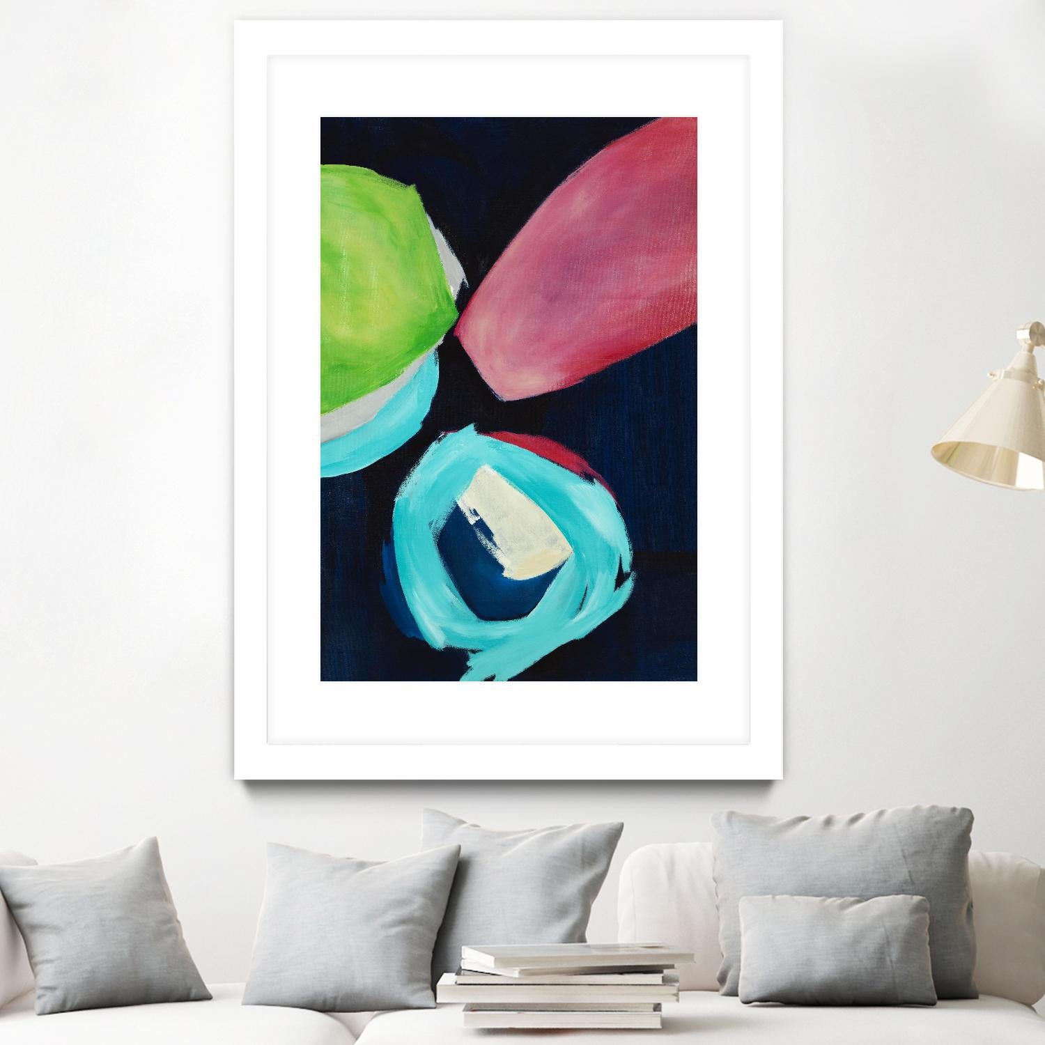 Interjecting II by Daleno Art on GIANT ART - pink abstract