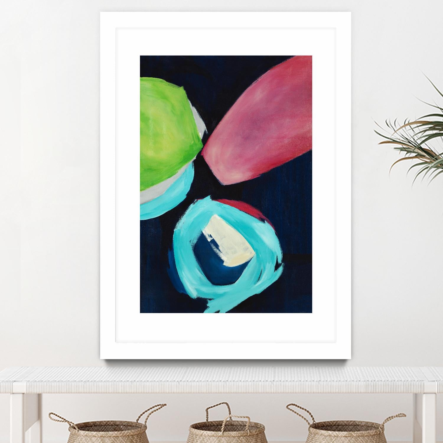 Interjecting II by Daleno Art on GIANT ART - pink abstract