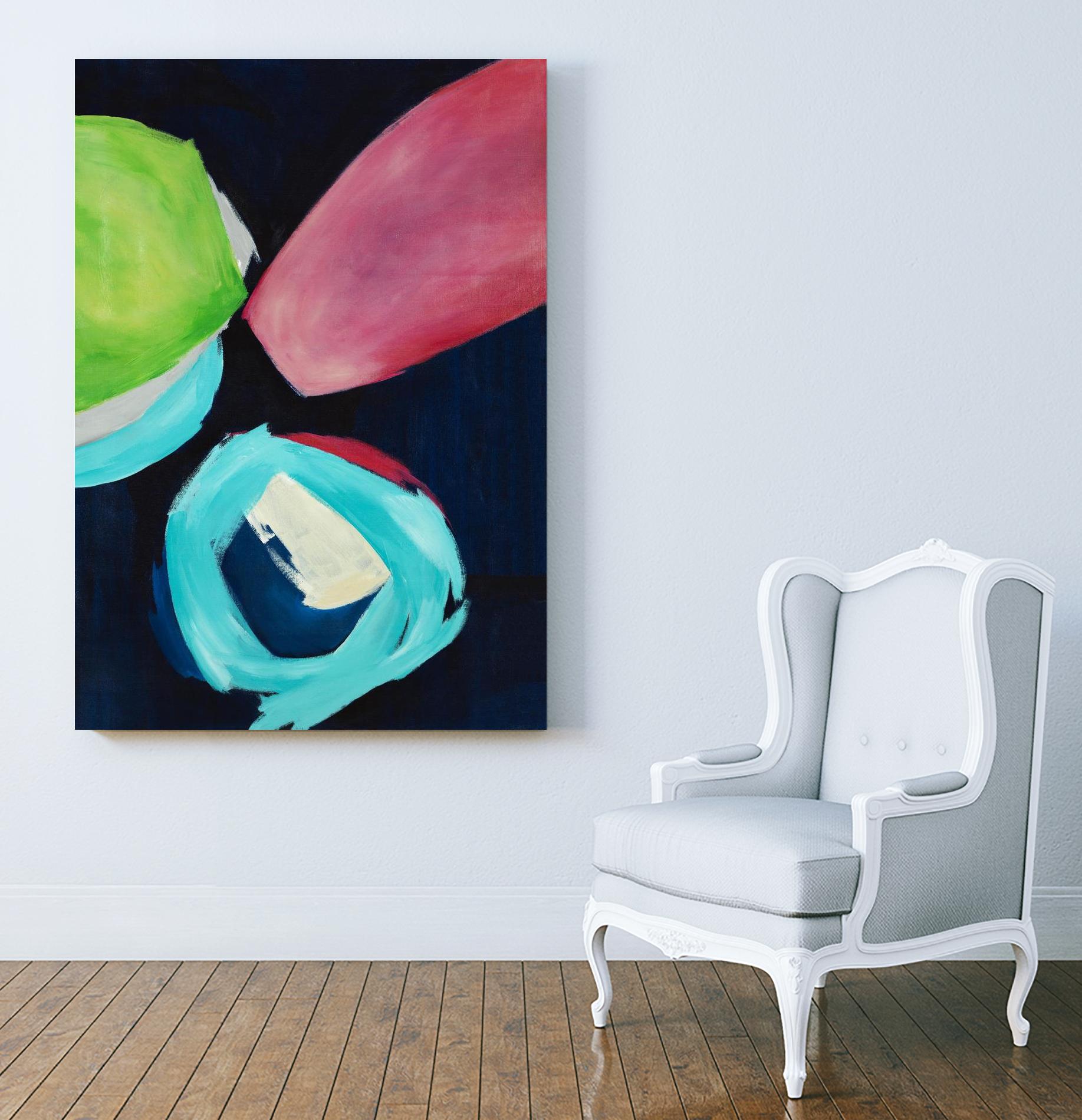 Interjecting II by Daleno Art on GIANT ART - pink abstract