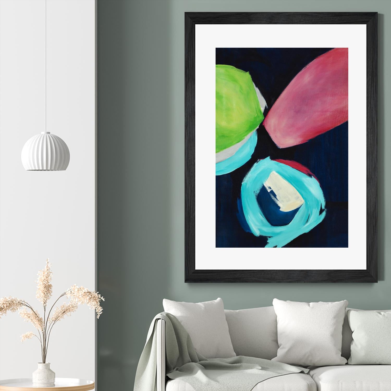 Interjecting II by Daleno Art on GIANT ART - pink abstract