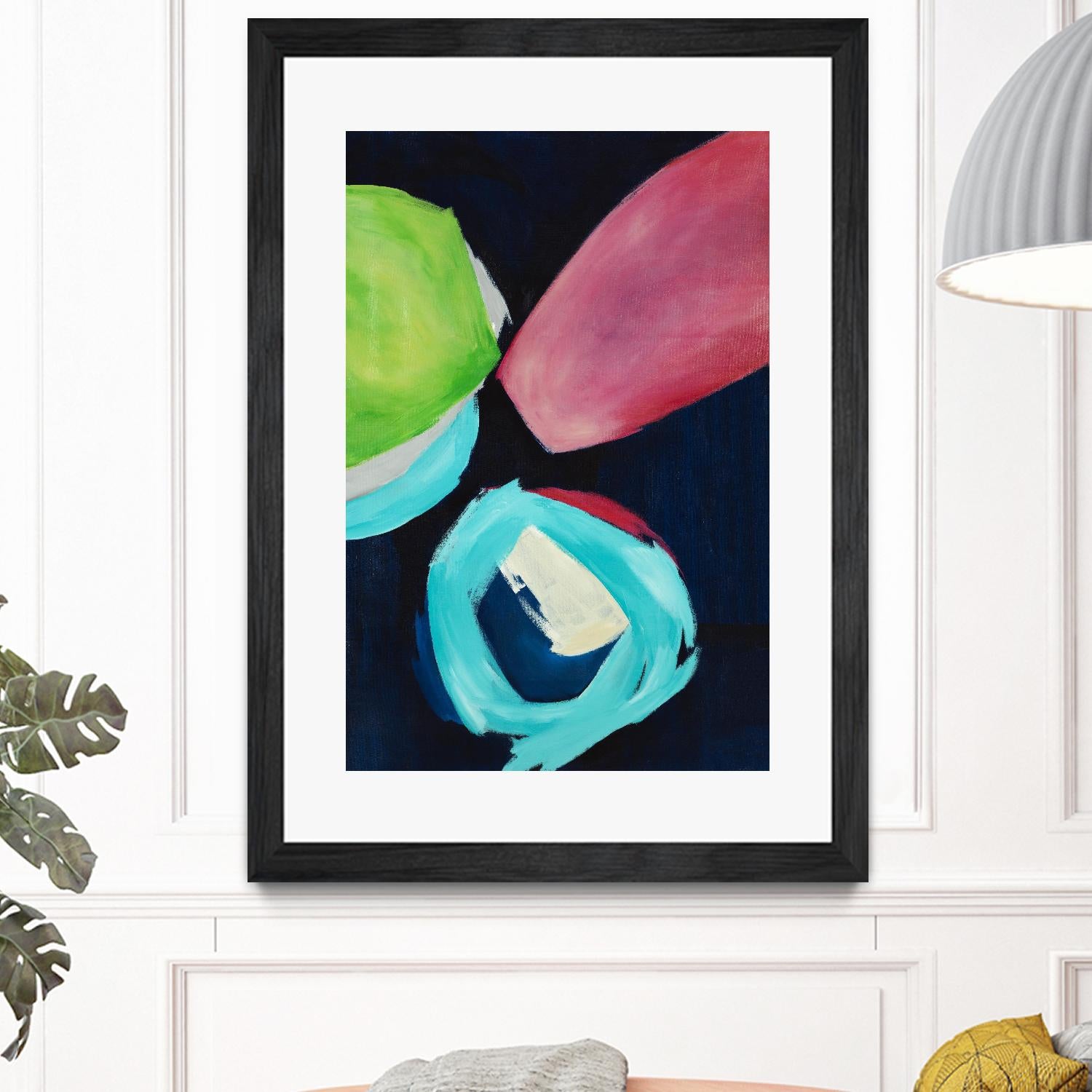 Interjecting II by Daleno Art on GIANT ART - pink abstract