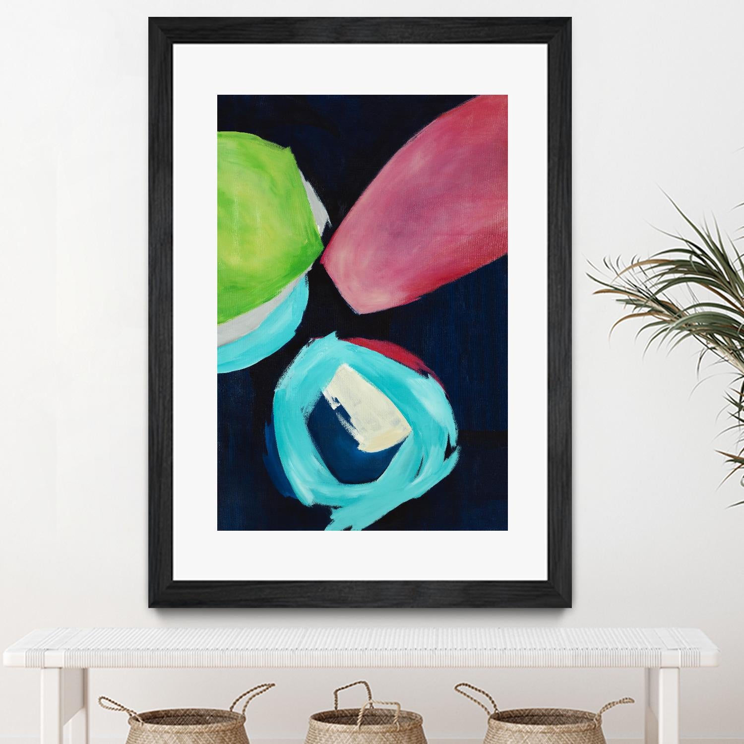 Interjecting II by Daleno Art on GIANT ART - pink abstract