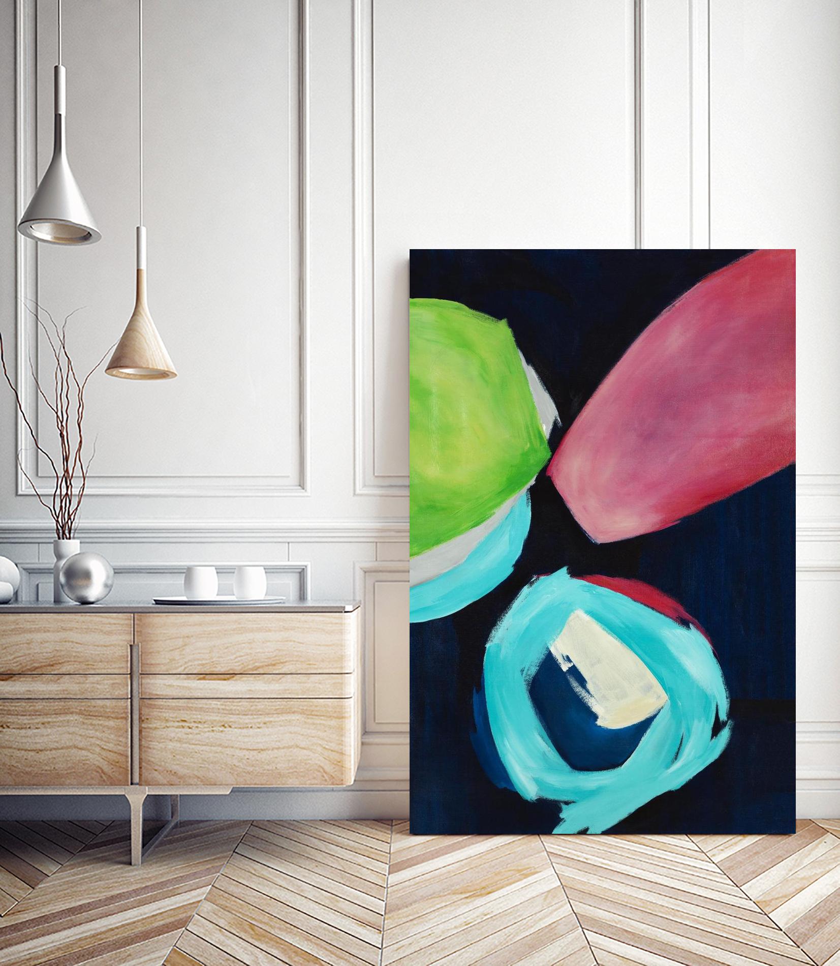 Interjecting II by Daleno Art on GIANT ART - pink abstract