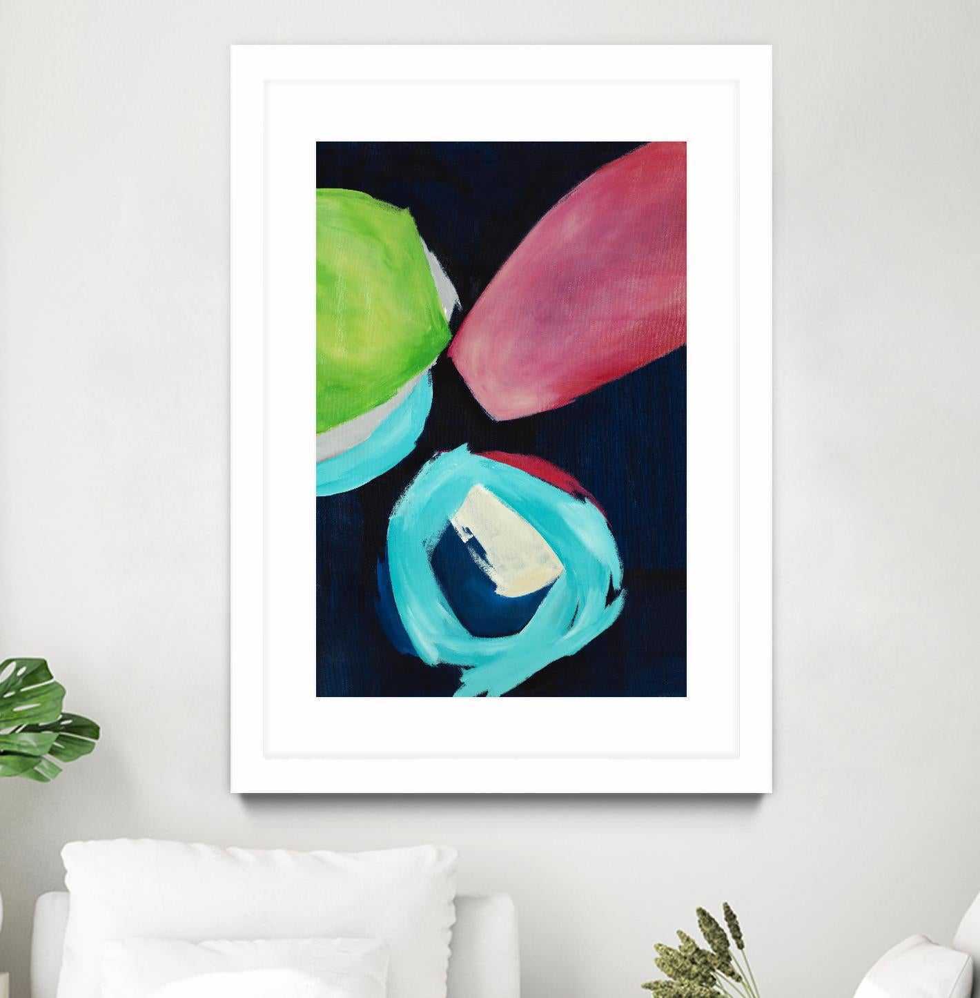 Interjecting II by Daleno Art on GIANT ART - pink abstract