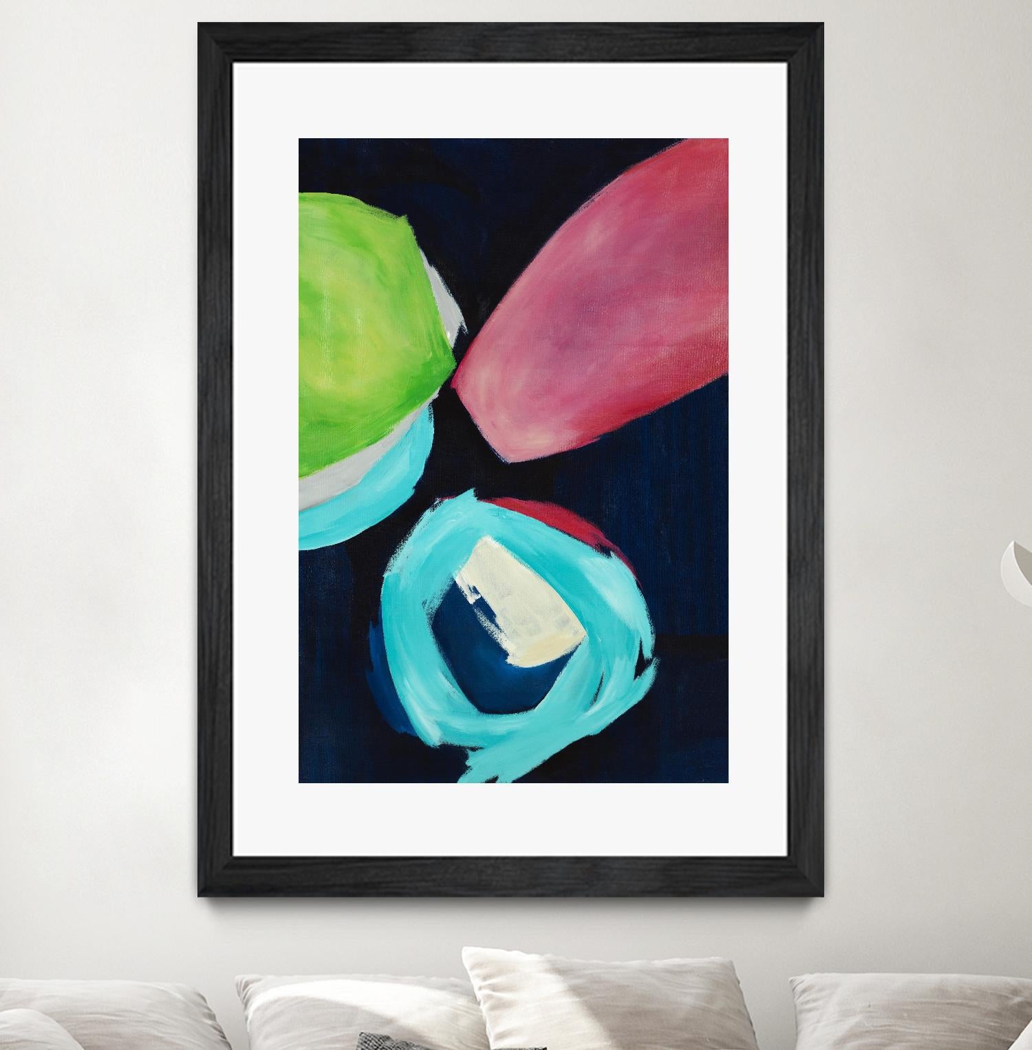 Interjecting II by Daleno Art on GIANT ART - pink abstract