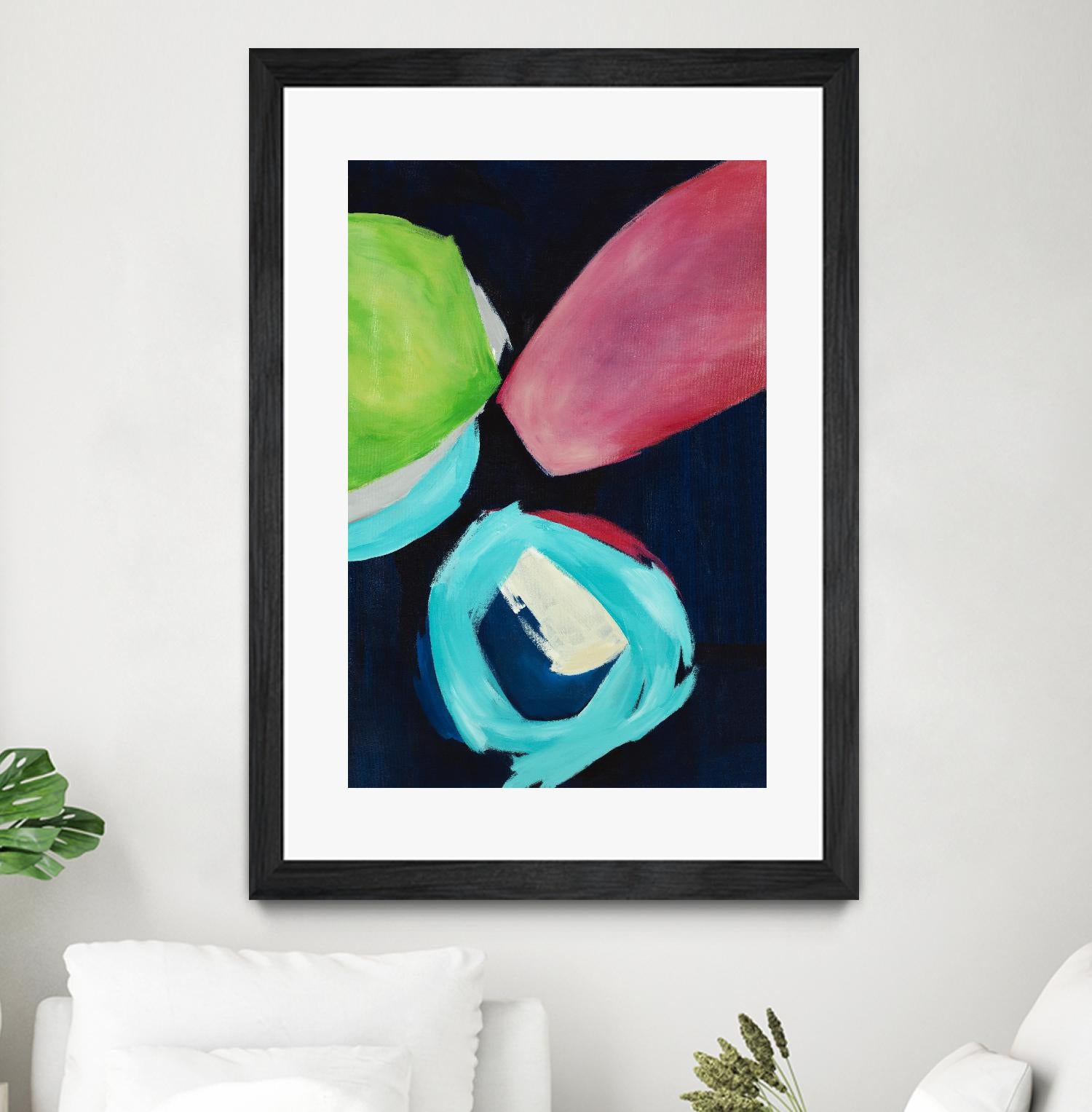 Interjecting II by Daleno Art on GIANT ART - pink abstract