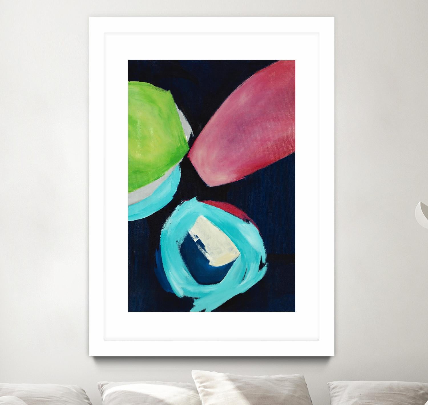 Interjecting II by Daleno Art on GIANT ART - pink abstract