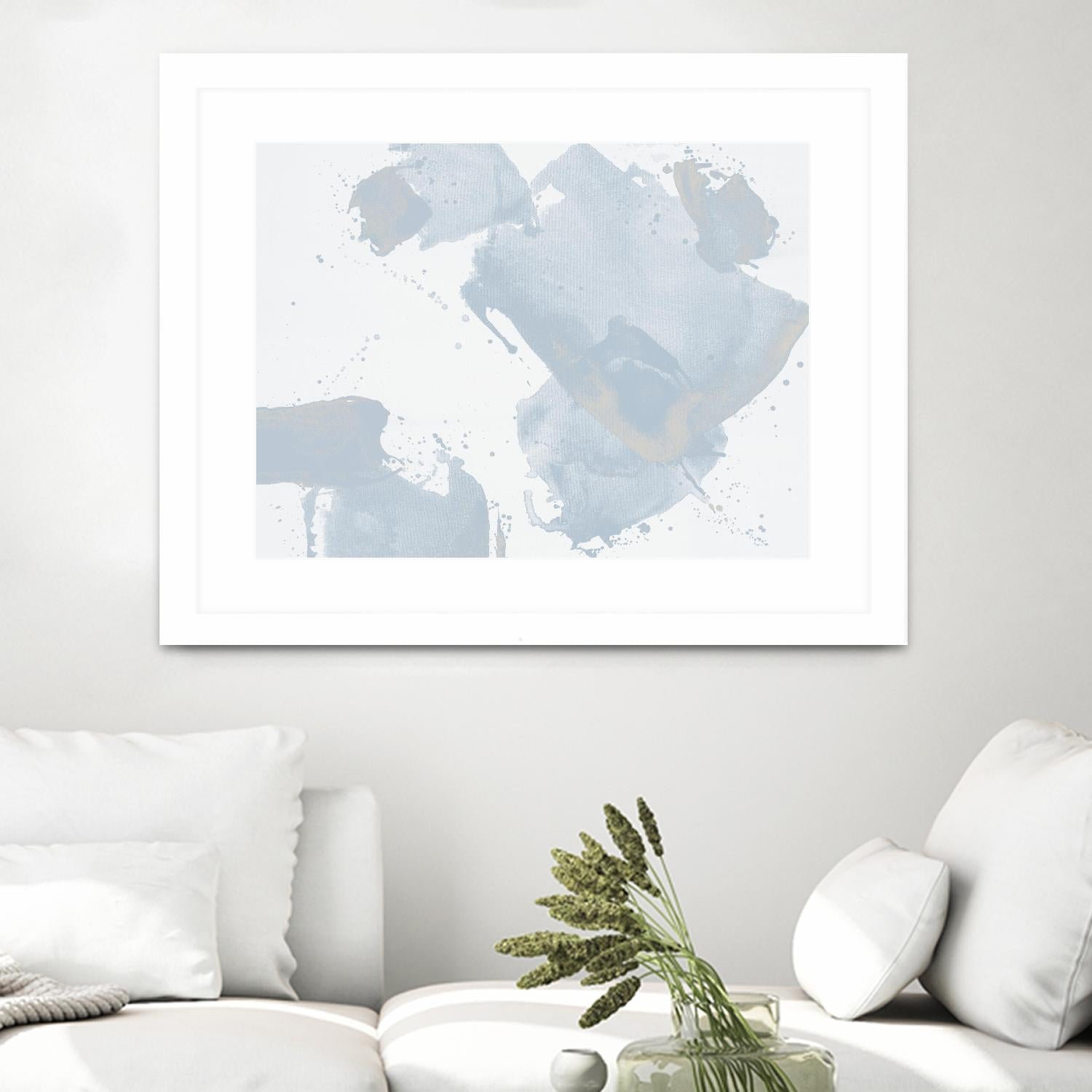 Baby Doll Blues II by Daleno Art on GIANT ART - blue abstract abstract