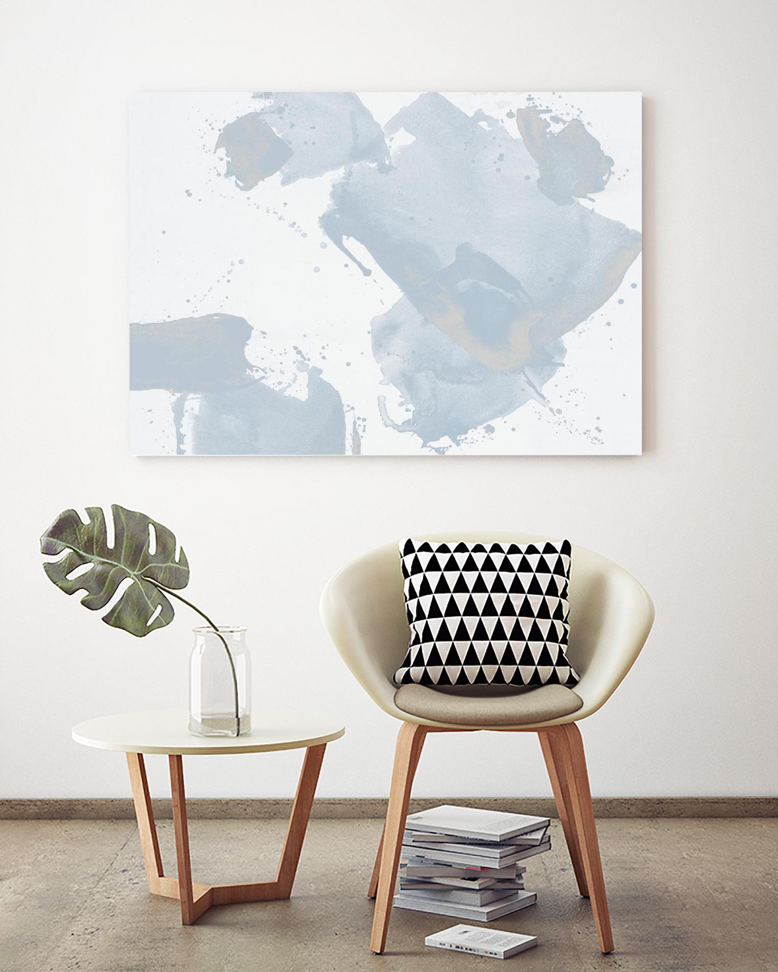 Baby Doll Blues II by Daleno Art on GIANT ART - blue abstract abstract