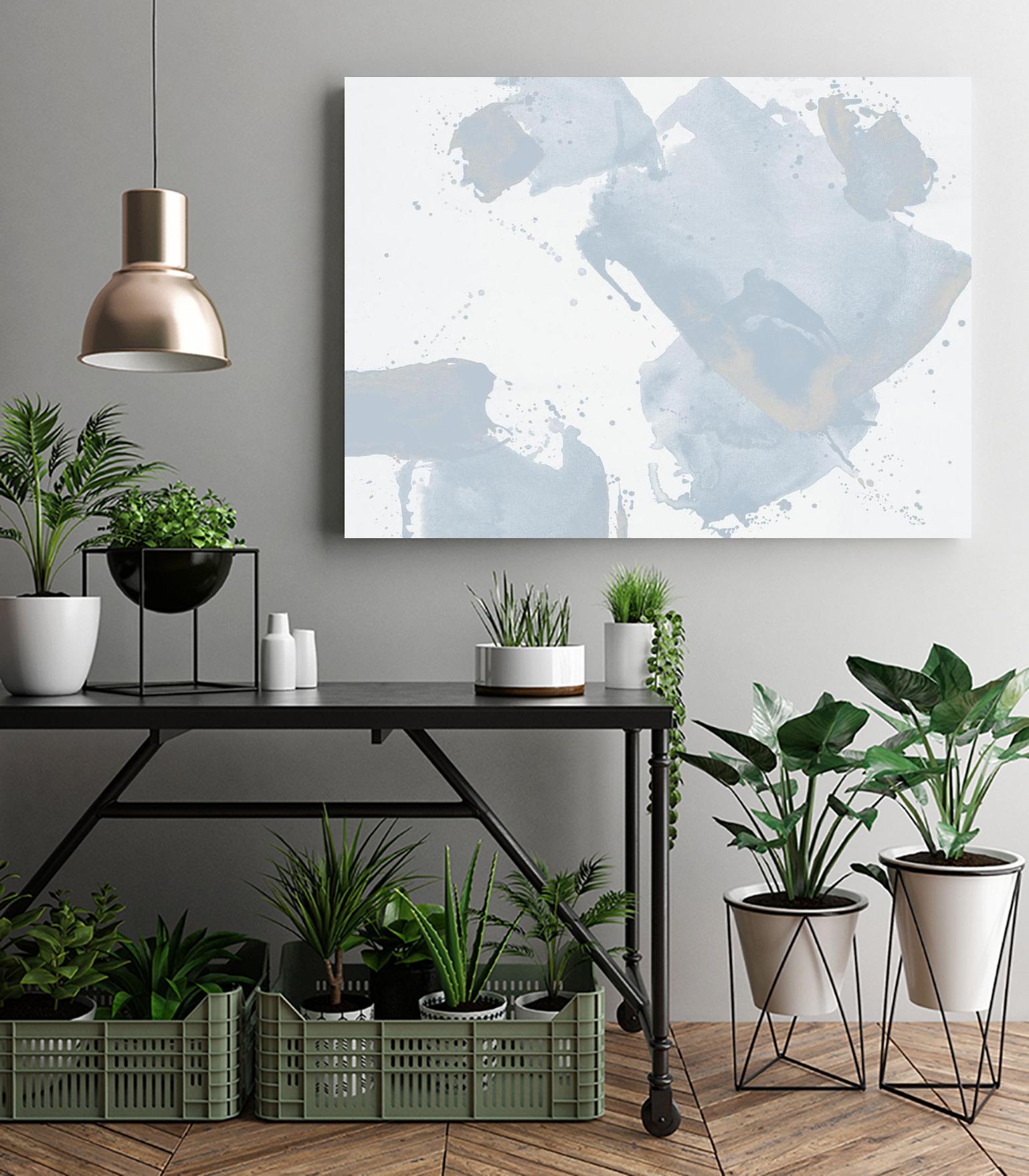 Baby Doll Blues II by Daleno Art on GIANT ART - blue abstract abstract