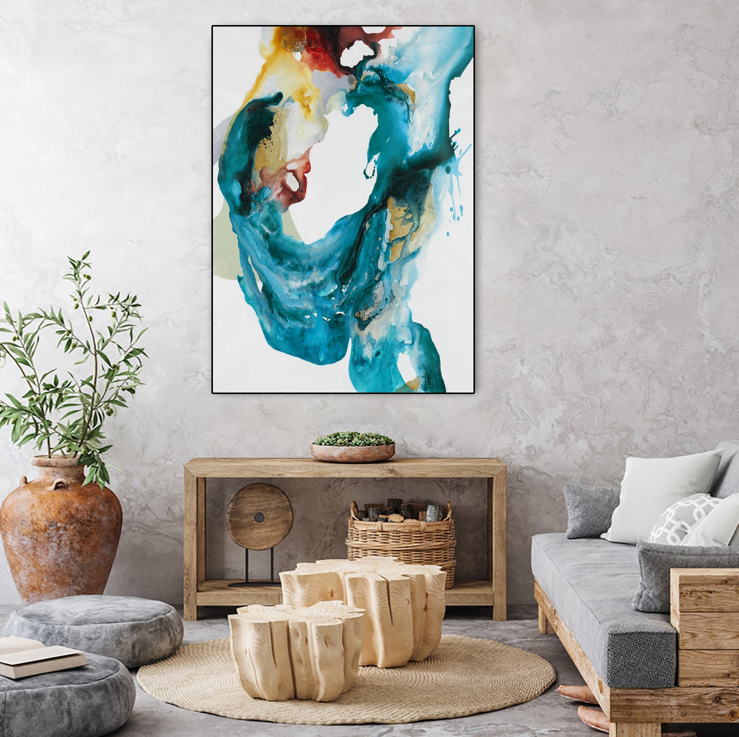 Weighted Flow II by Daleno Art on GIANT ART -  abstract