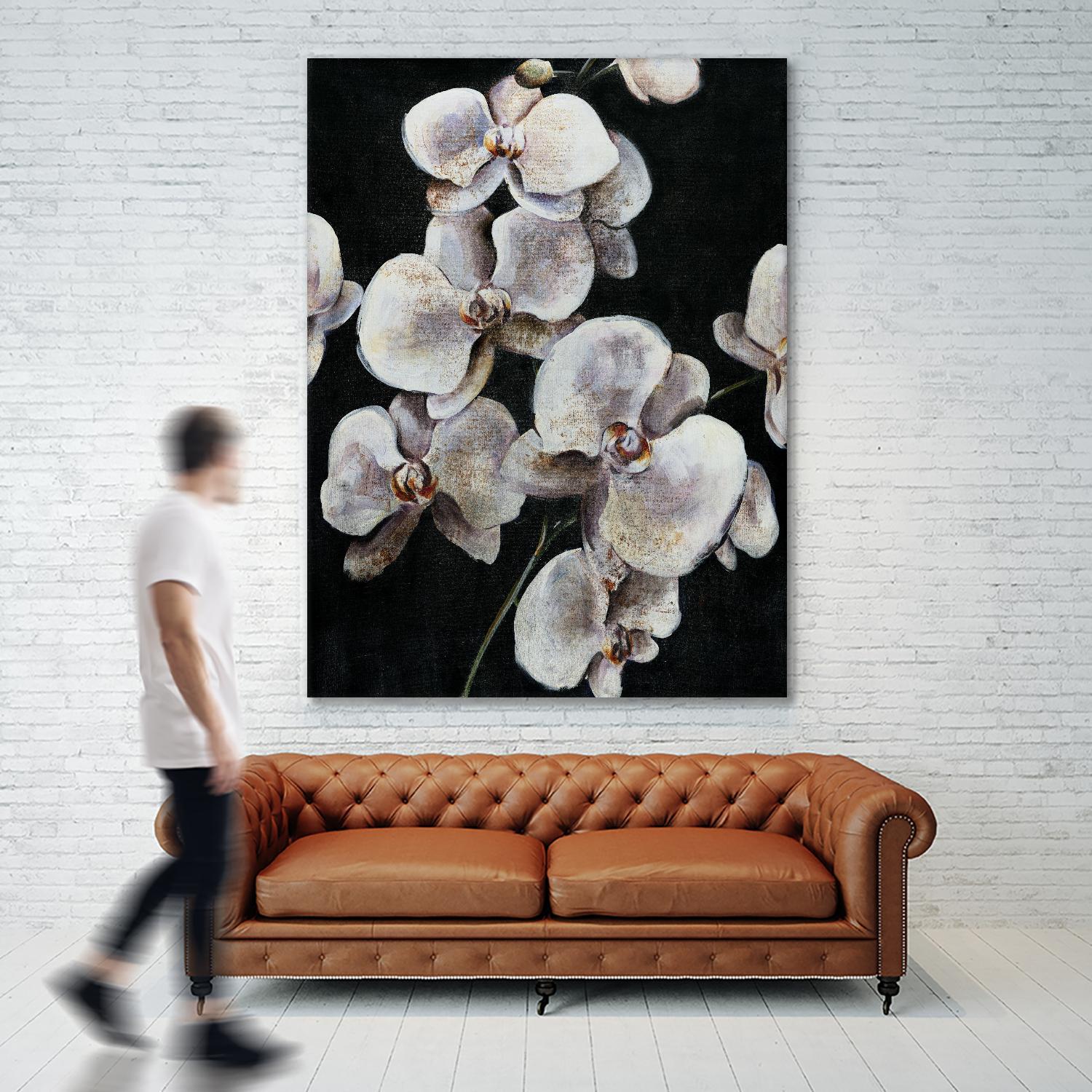 Dream of Dior I by Daleno Art on GIANT ART - orange abstract abstrait