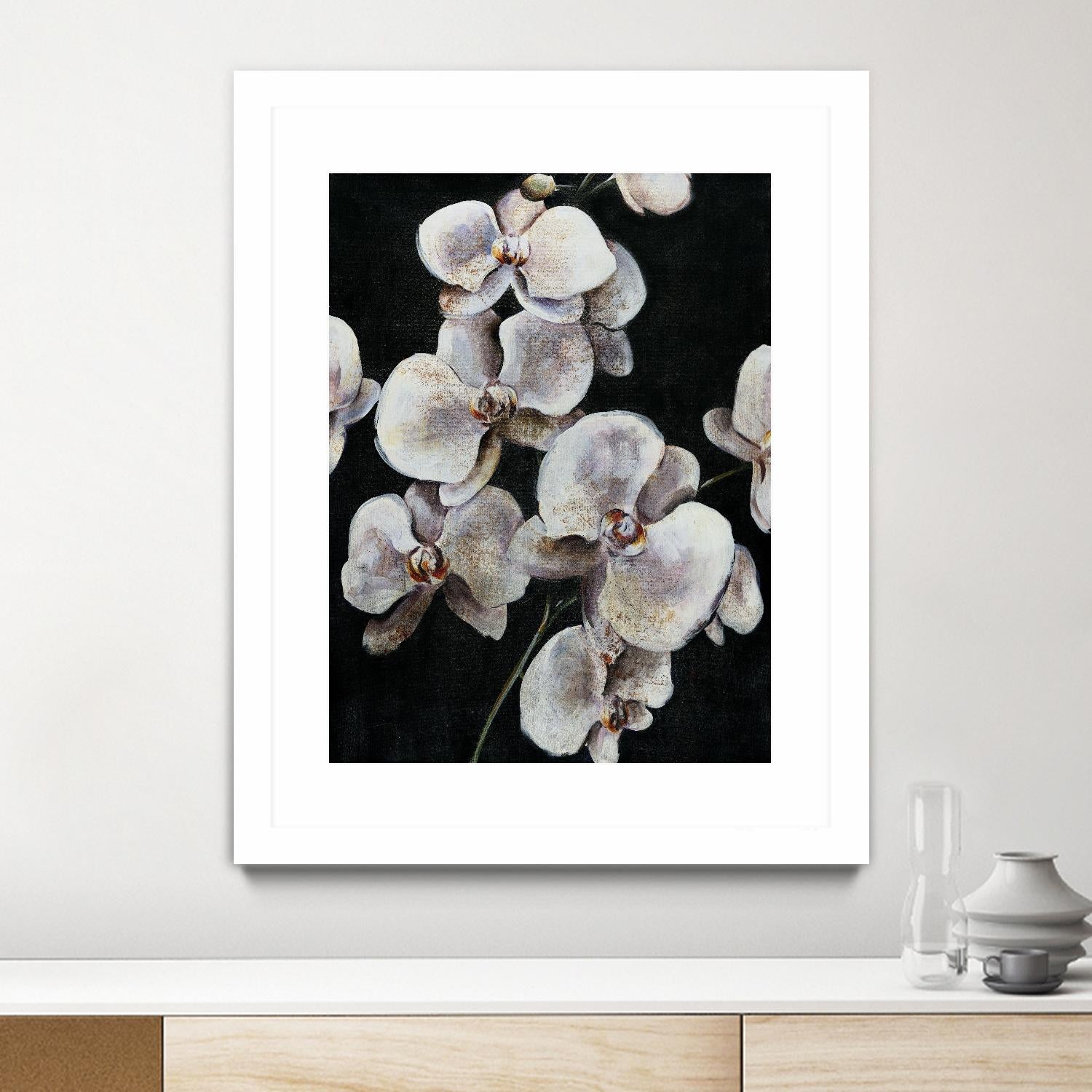 Dream of Dior I by Daleno Art on GIANT ART - orange abstract abstrait