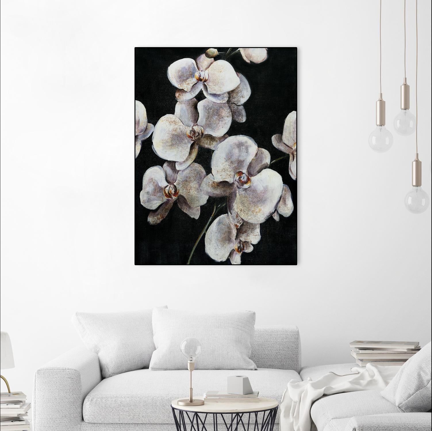 Dream of Dior I by Daleno Art on GIANT ART - orange abstract abstrait