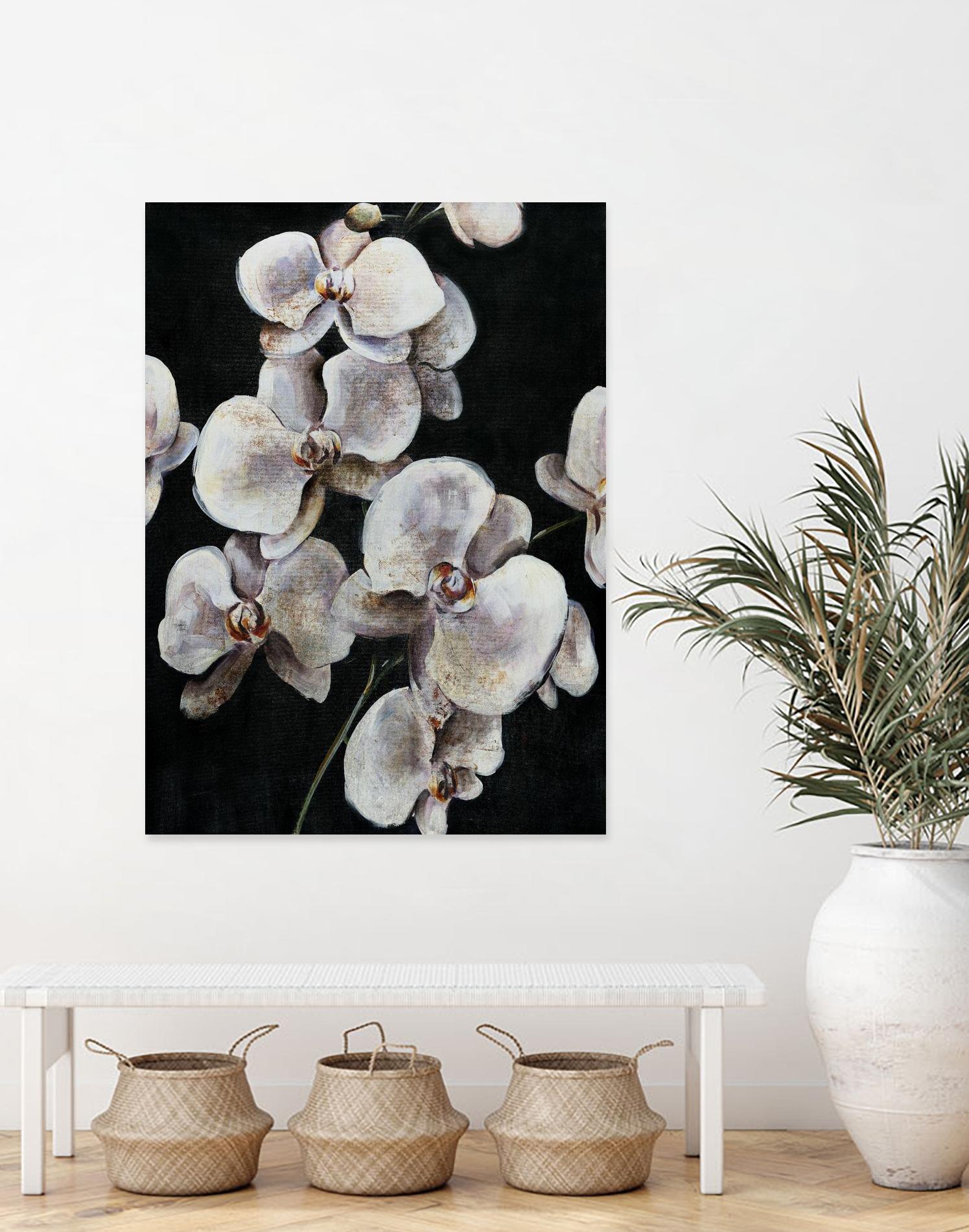 Dream of Dior I by Daleno Art on GIANT ART - orange abstract abstrait