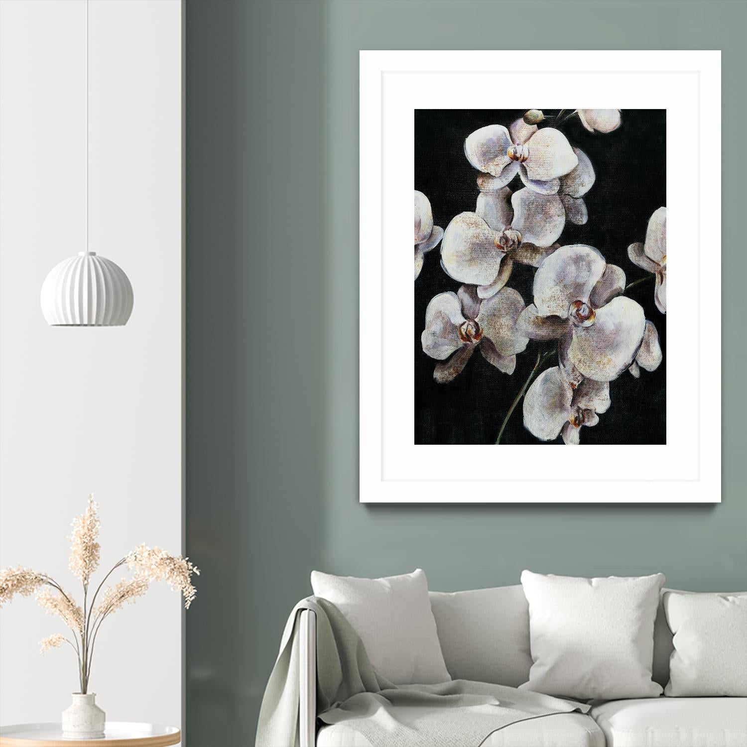 Dream of Dior I by Daleno Art on GIANT ART - orange abstract abstrait