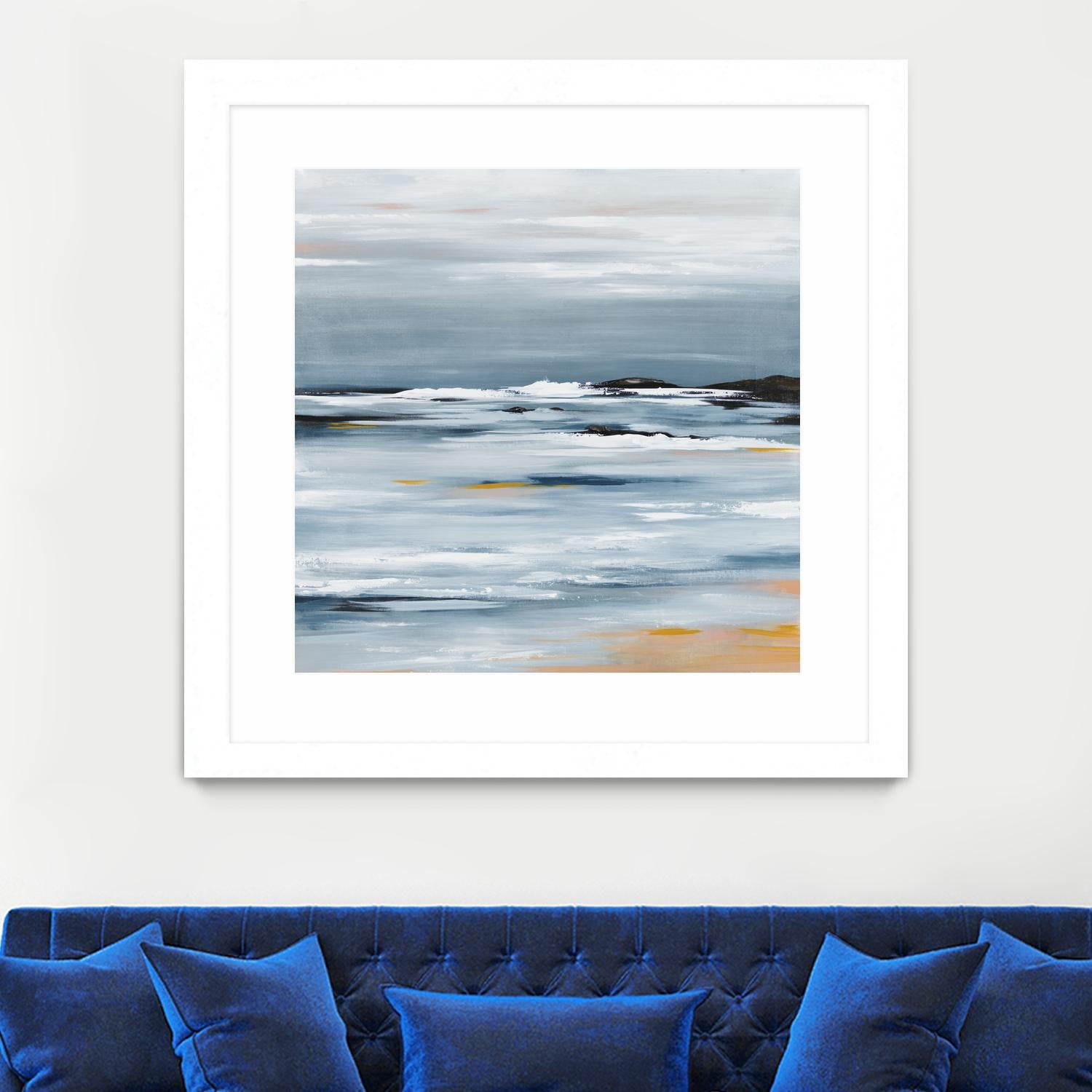 From The Bay Window by Daleno Art on GIANT ART - orange abstract