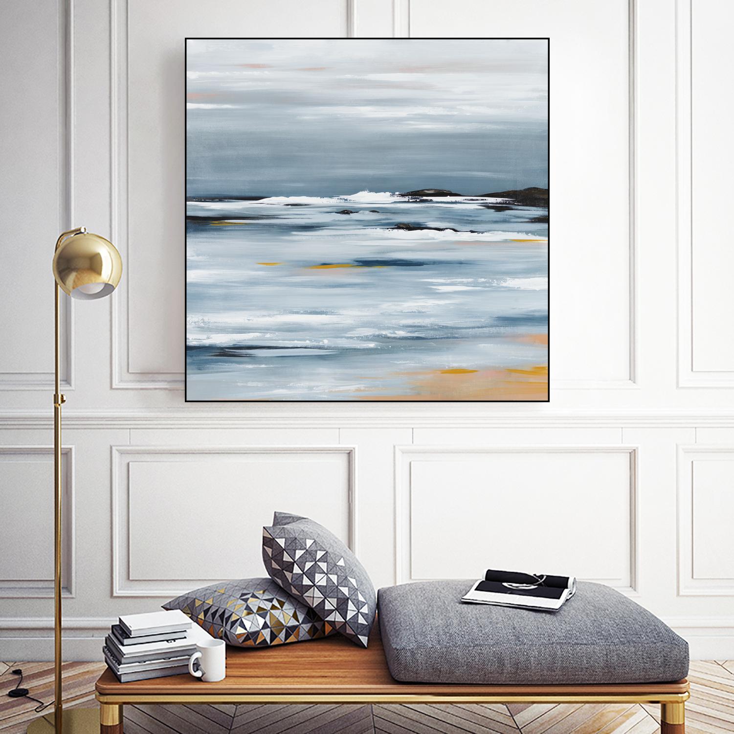 From The Bay Window by Daleno Art on GIANT ART - orange abstract