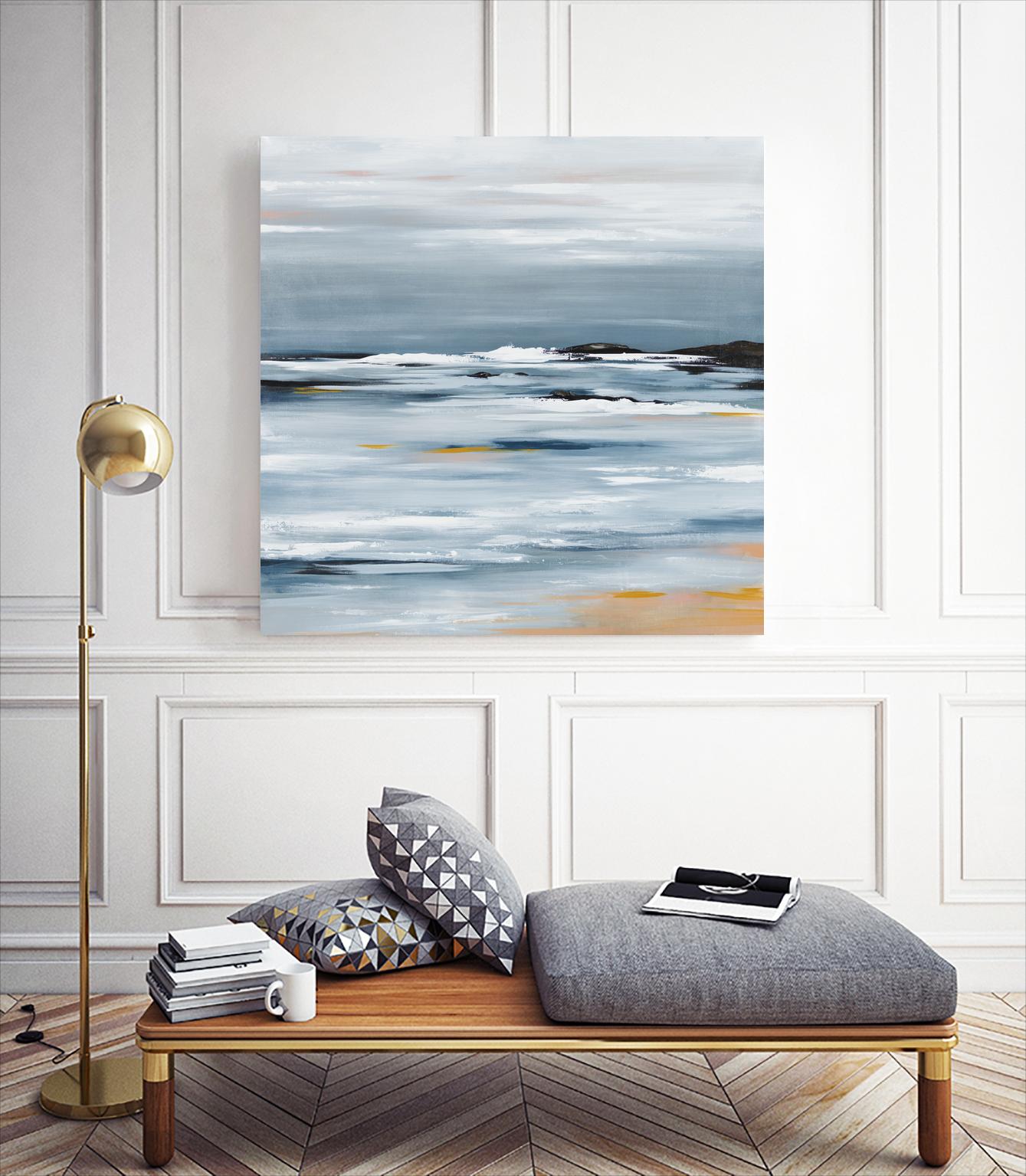 From The Bay Window by Daleno Art on GIANT ART - orange abstract