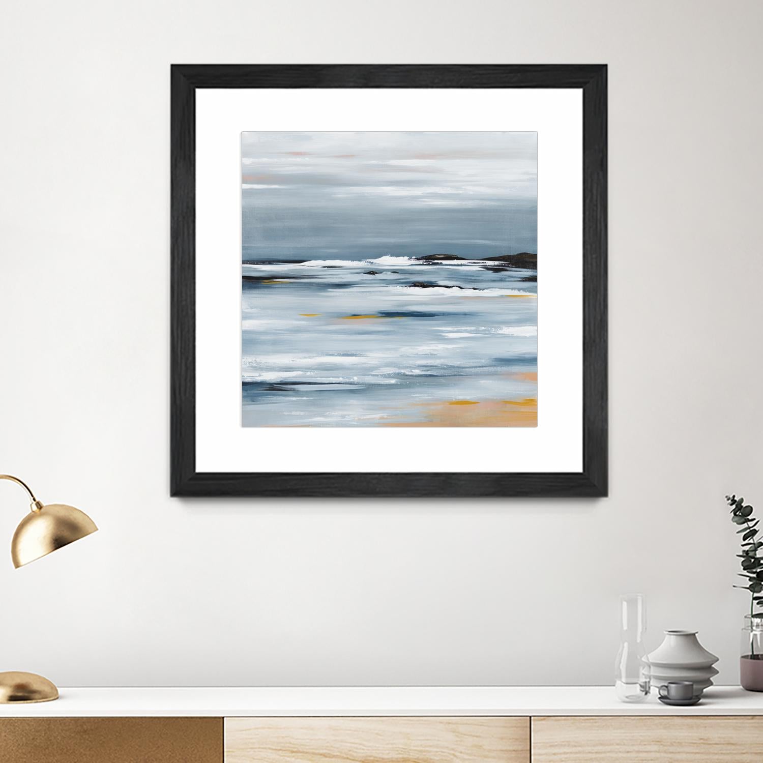 From The Bay Window by Daleno Art on GIANT ART - orange abstract