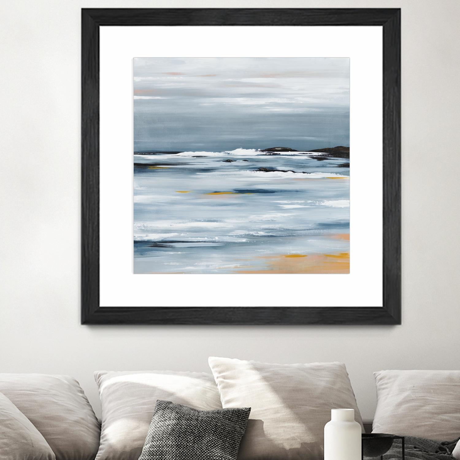 From The Bay Window by Daleno Art on GIANT ART - orange abstract