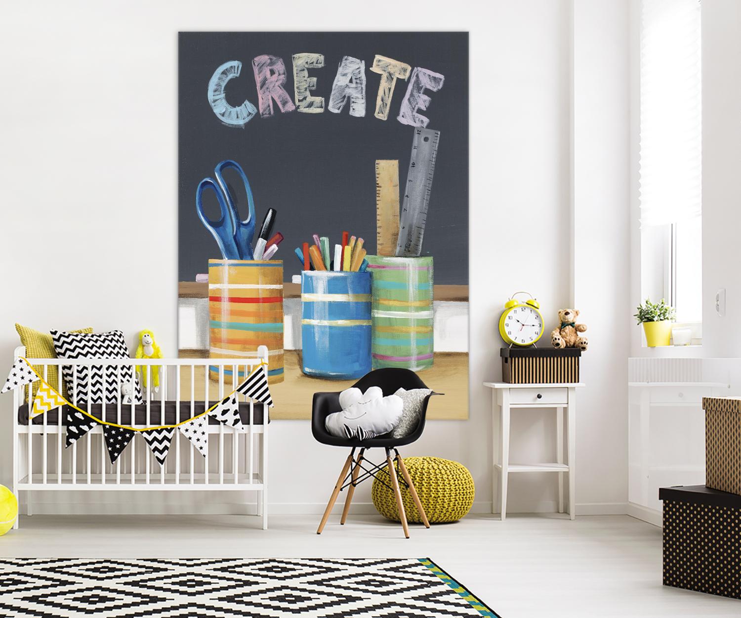 Rise and Shine IV by Daleno Art on GIANT ART - blue art for kids  school