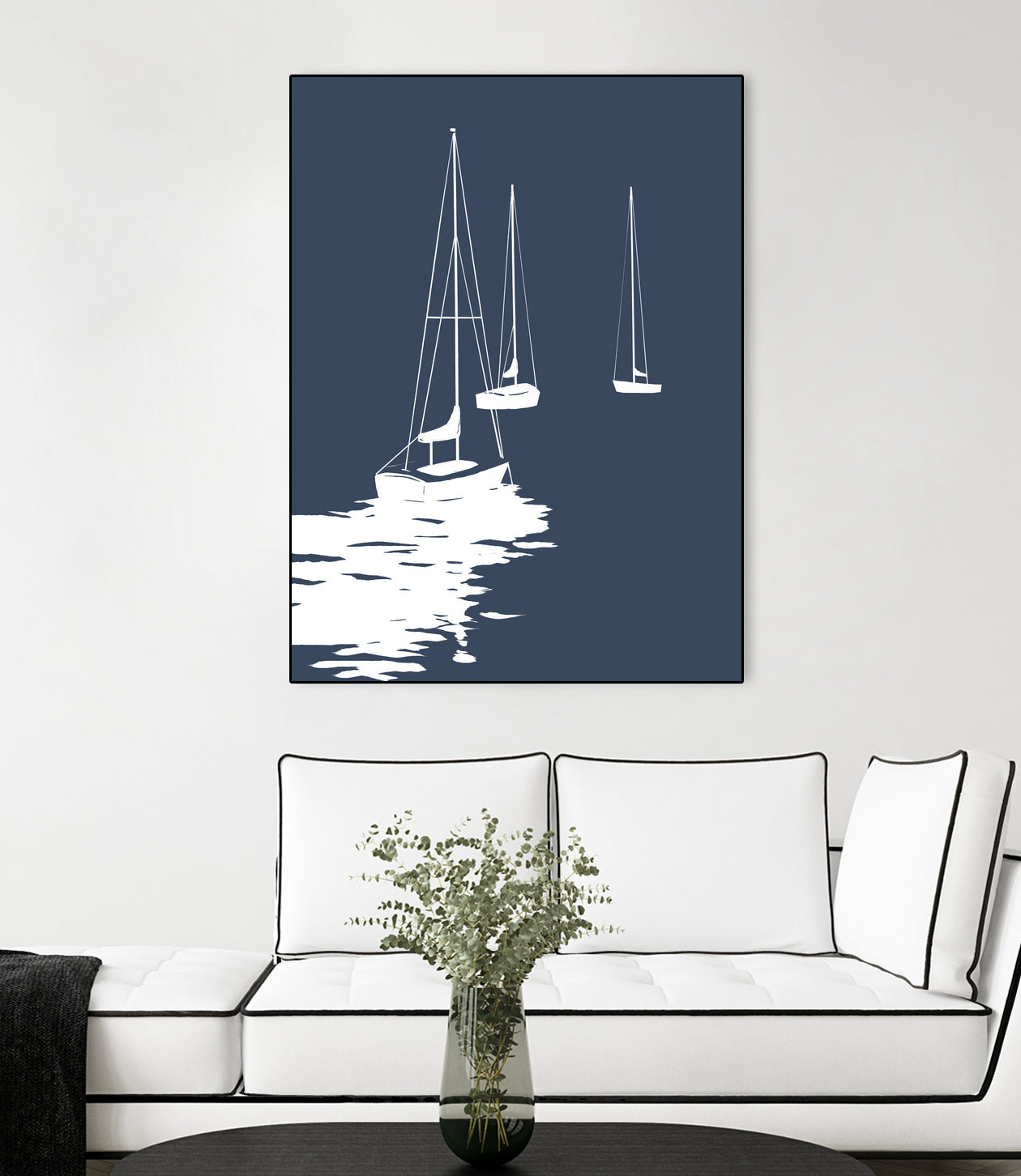 Weekend Ways I by Daleno Art on GIANT ART - blue coastal