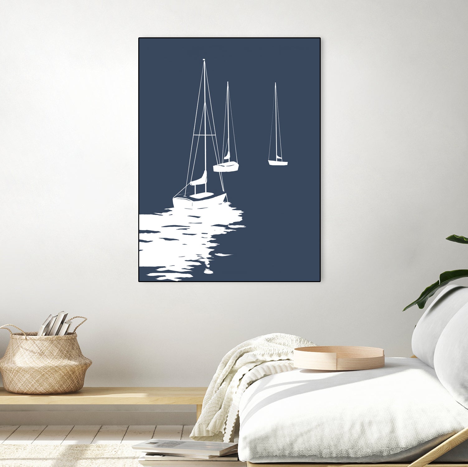 Weekend Ways I by Daleno Art on GIANT ART - blue coastal