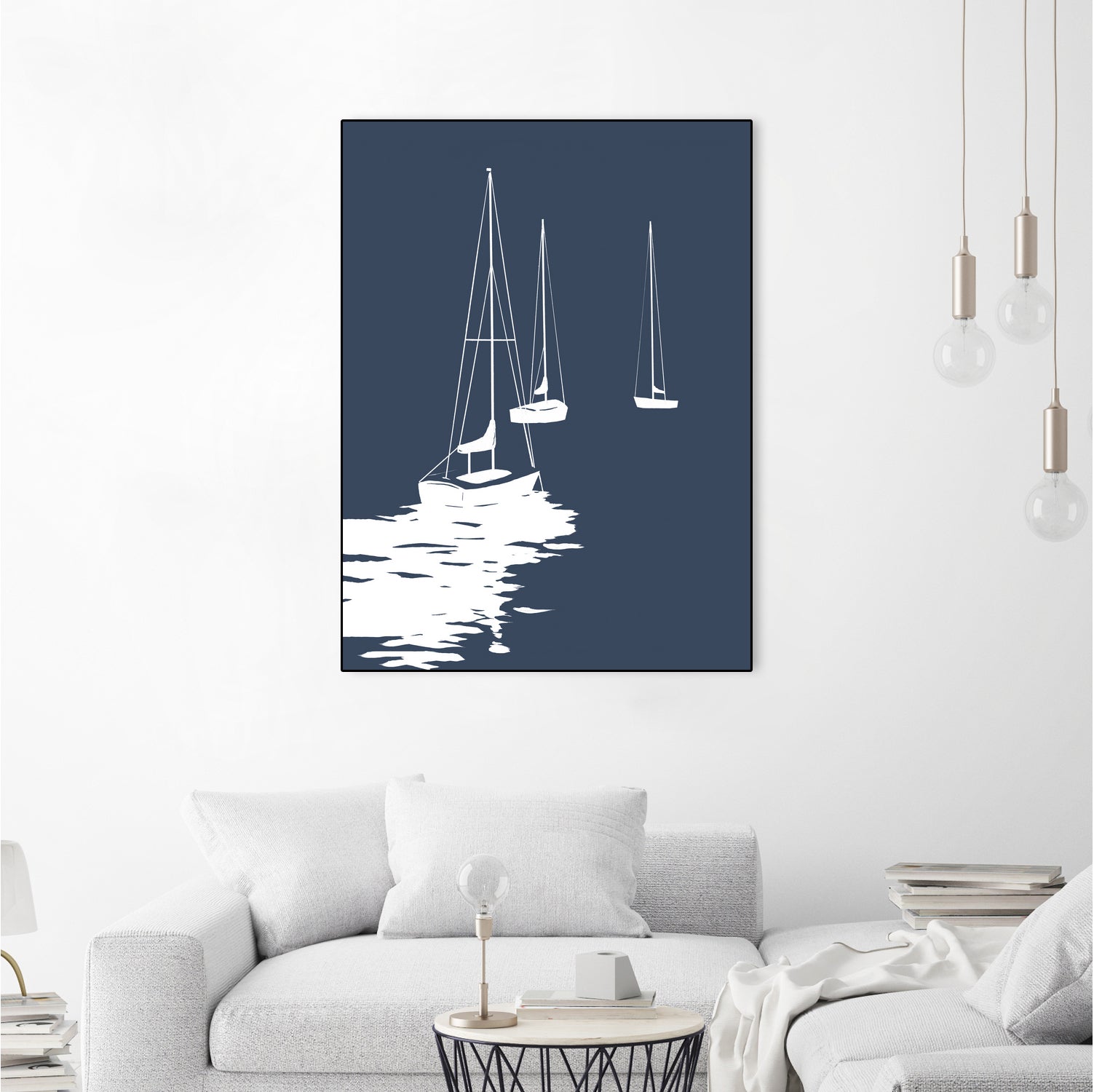 Weekend Ways I by Daleno Art on GIANT ART - blue coastal