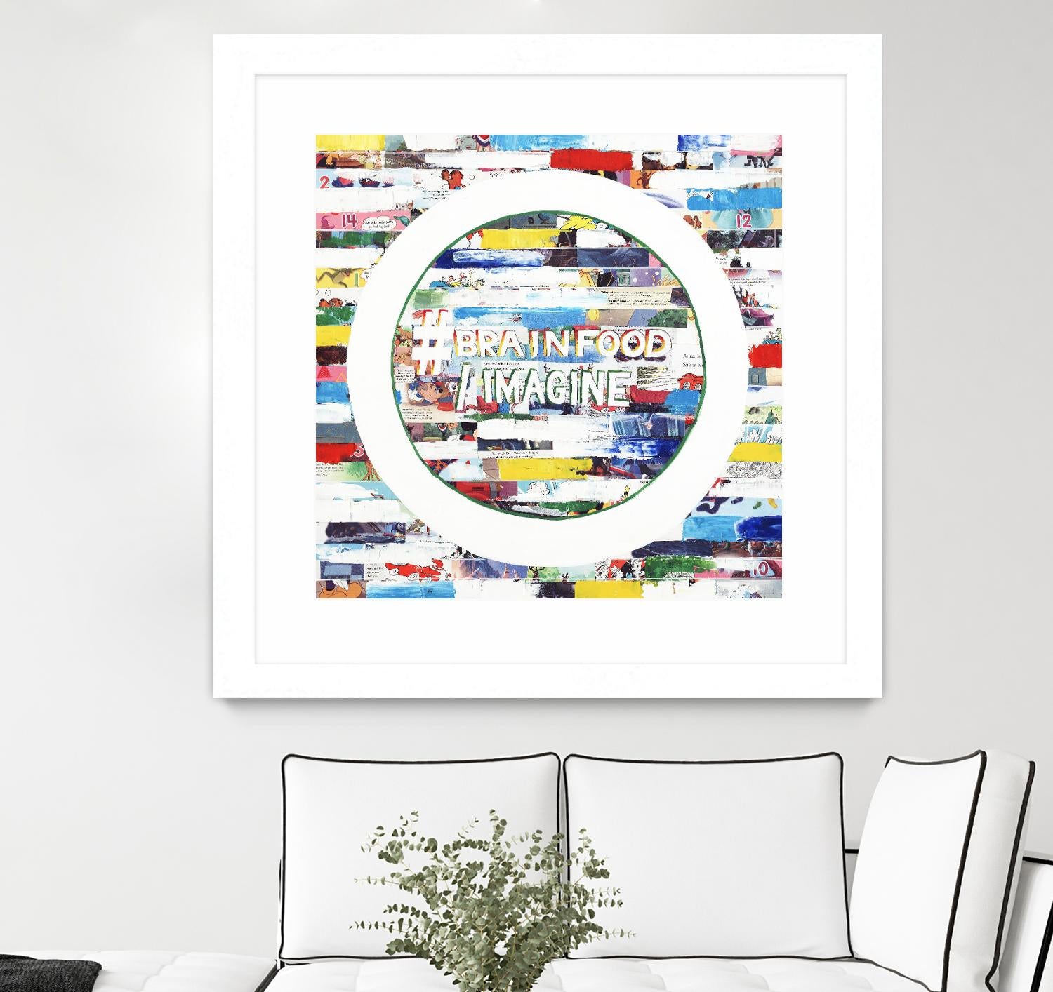 Smoke Circus IV by Daleno Art on GIANT ART - red patterns  abstrait