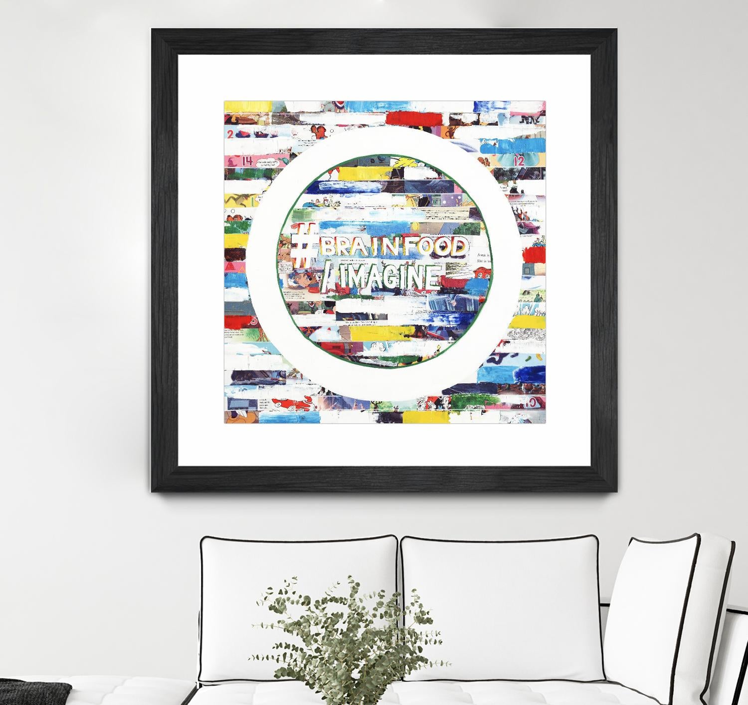 Smoke Circus IV by Daleno Art on GIANT ART - red patterns  abstrait