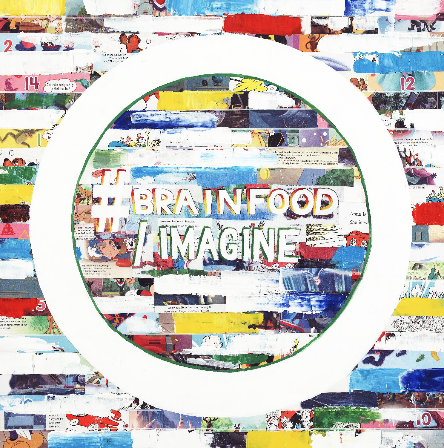 Smoke Circus IV by Daleno Art on GIANT ART - red patterns  abstrait