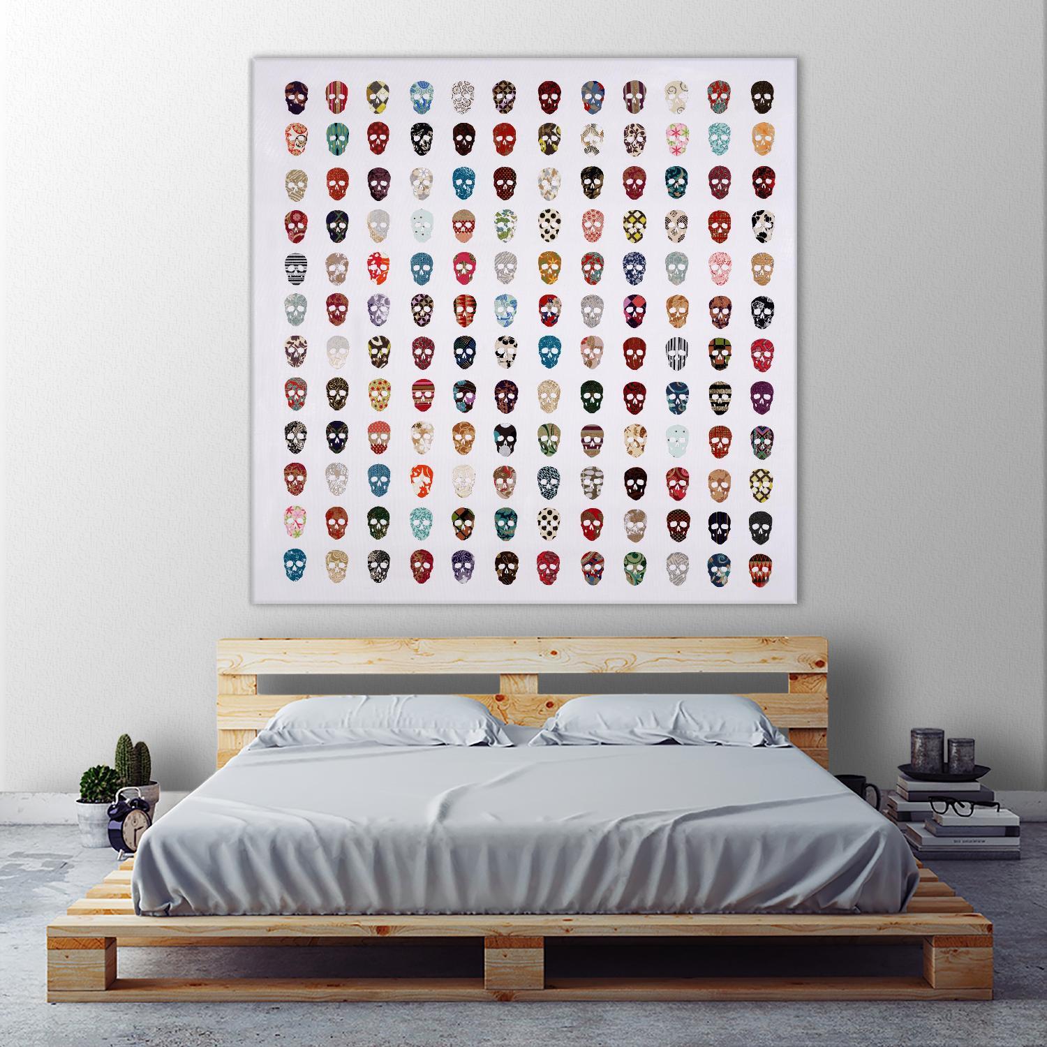 Gorgeous Crowd by Daleno Art on GIANT ART - red abstract