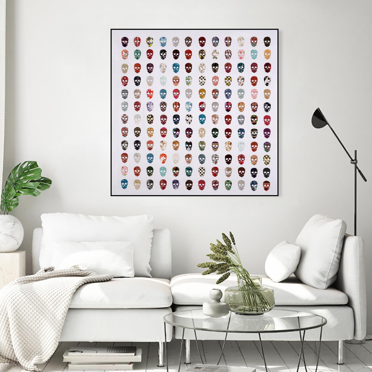 Gorgeous Crowd by Daleno Art on GIANT ART - red abstract